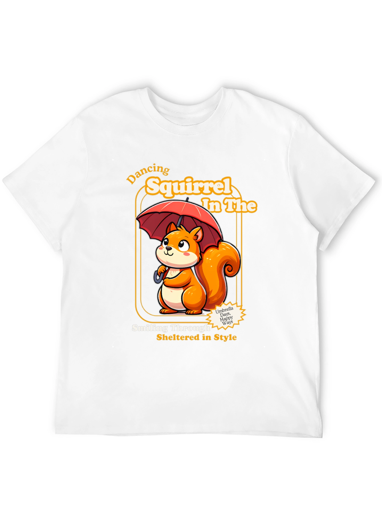 Black Dancing Squirrel Graphic Tee - Sheltered in Style view 12