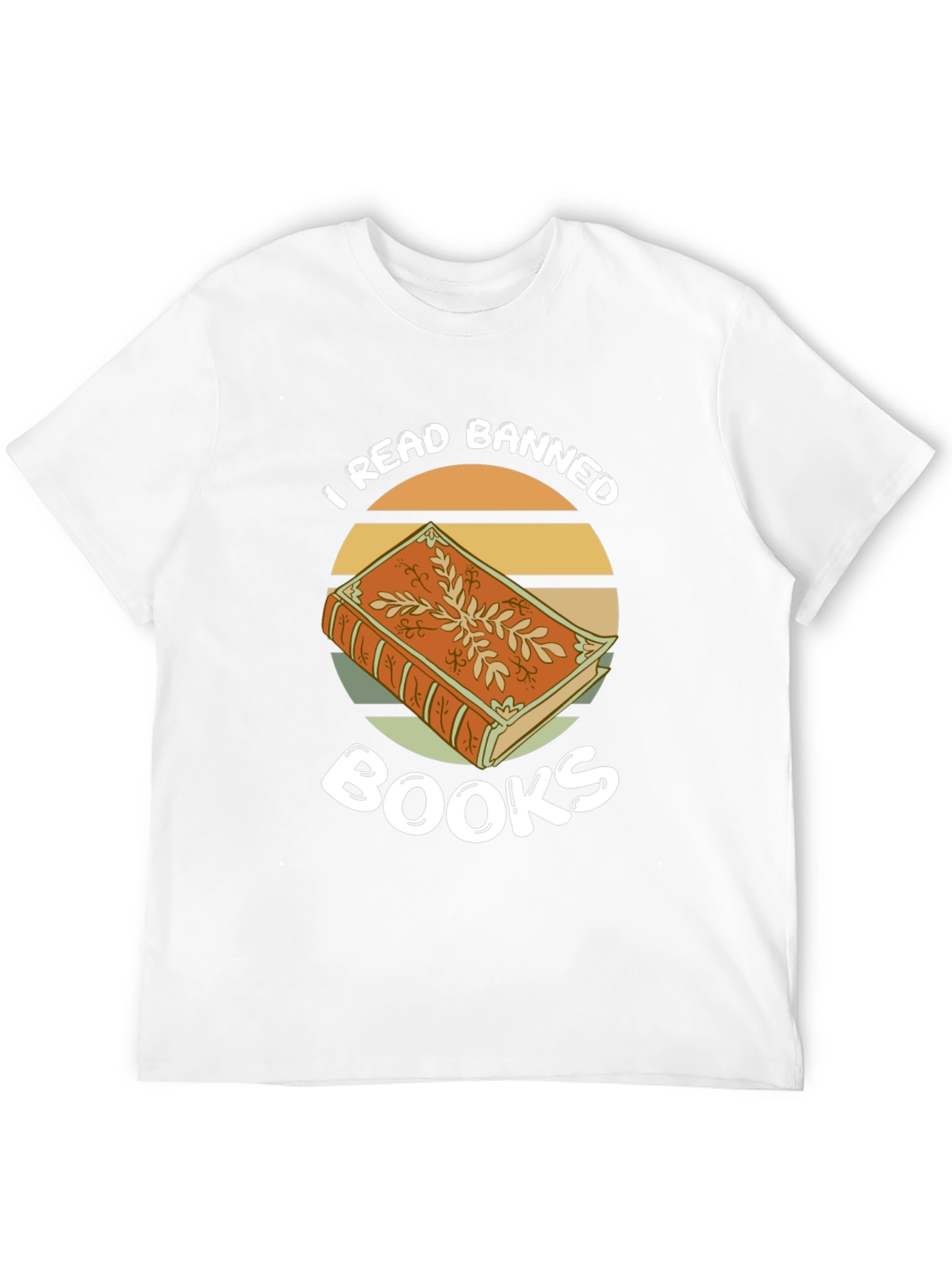 Black I Read Banned Books T-Shirt view 12