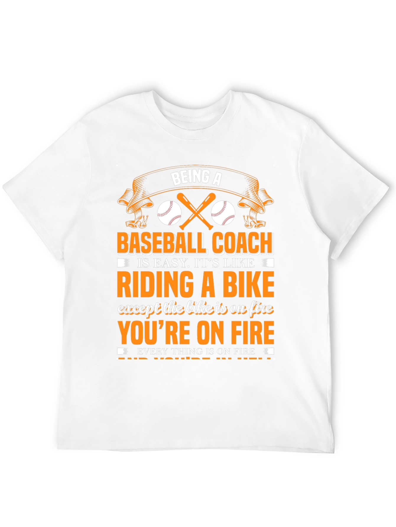 Black Being A Baseball Coach T-Shirt view 12