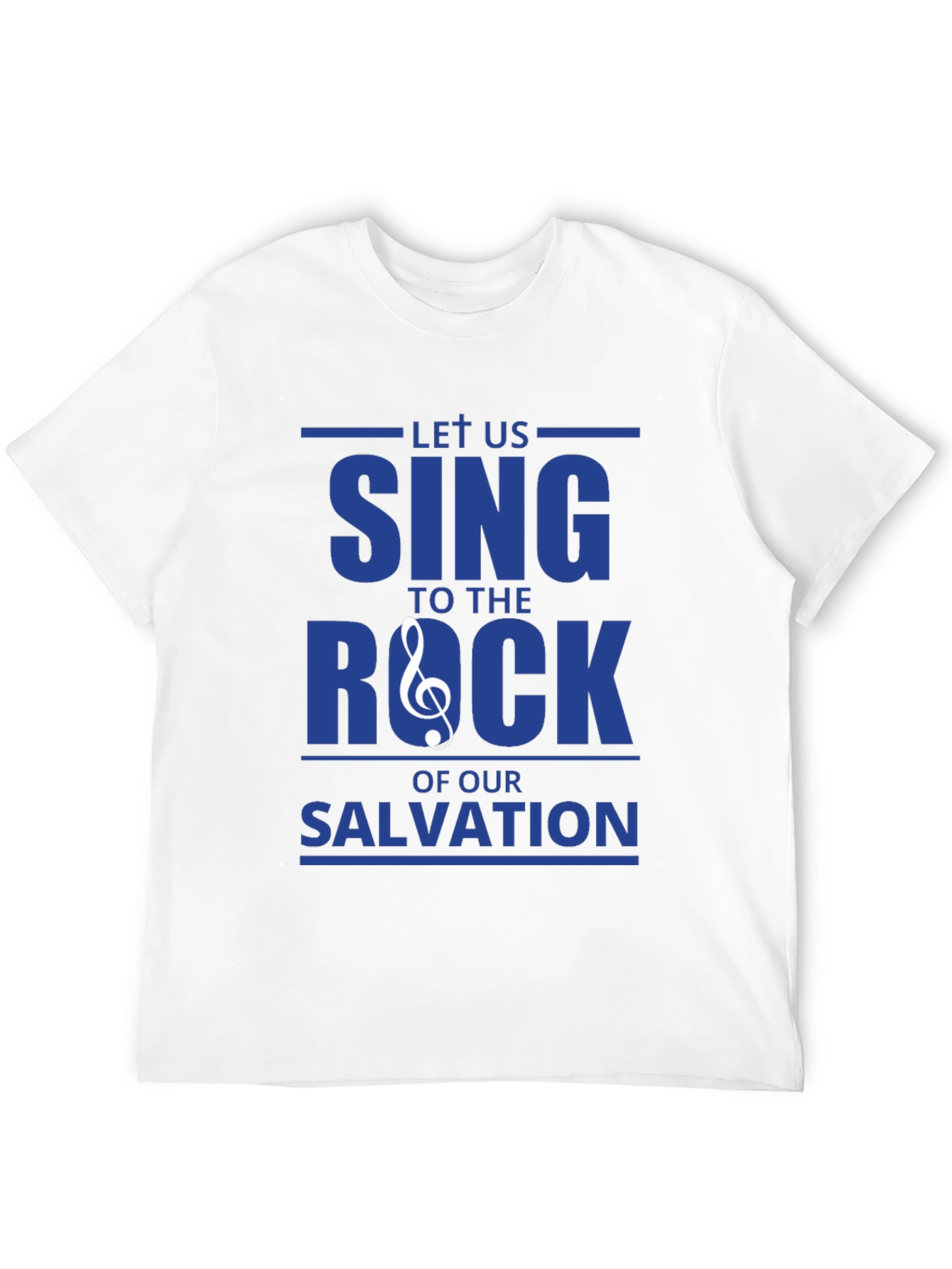 Black Let Us Sing To The Rock T-Shirt view 12