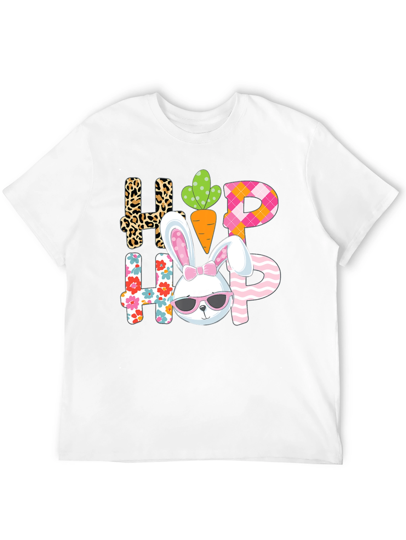 Black Hop Hip Easter Bunny T-Shirt view 12