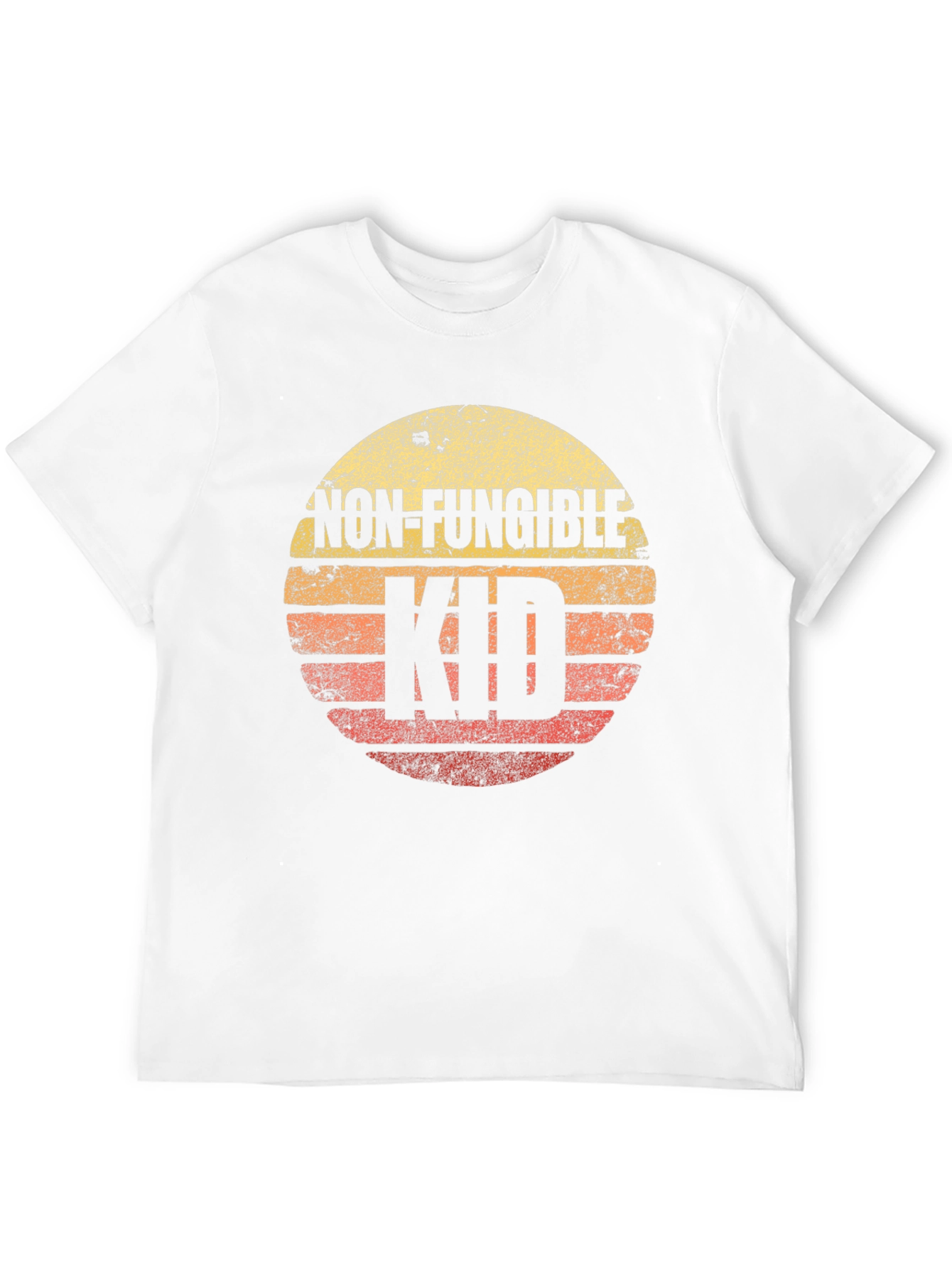 Black Non-Fungible Kid Retro T-Shirt view 12