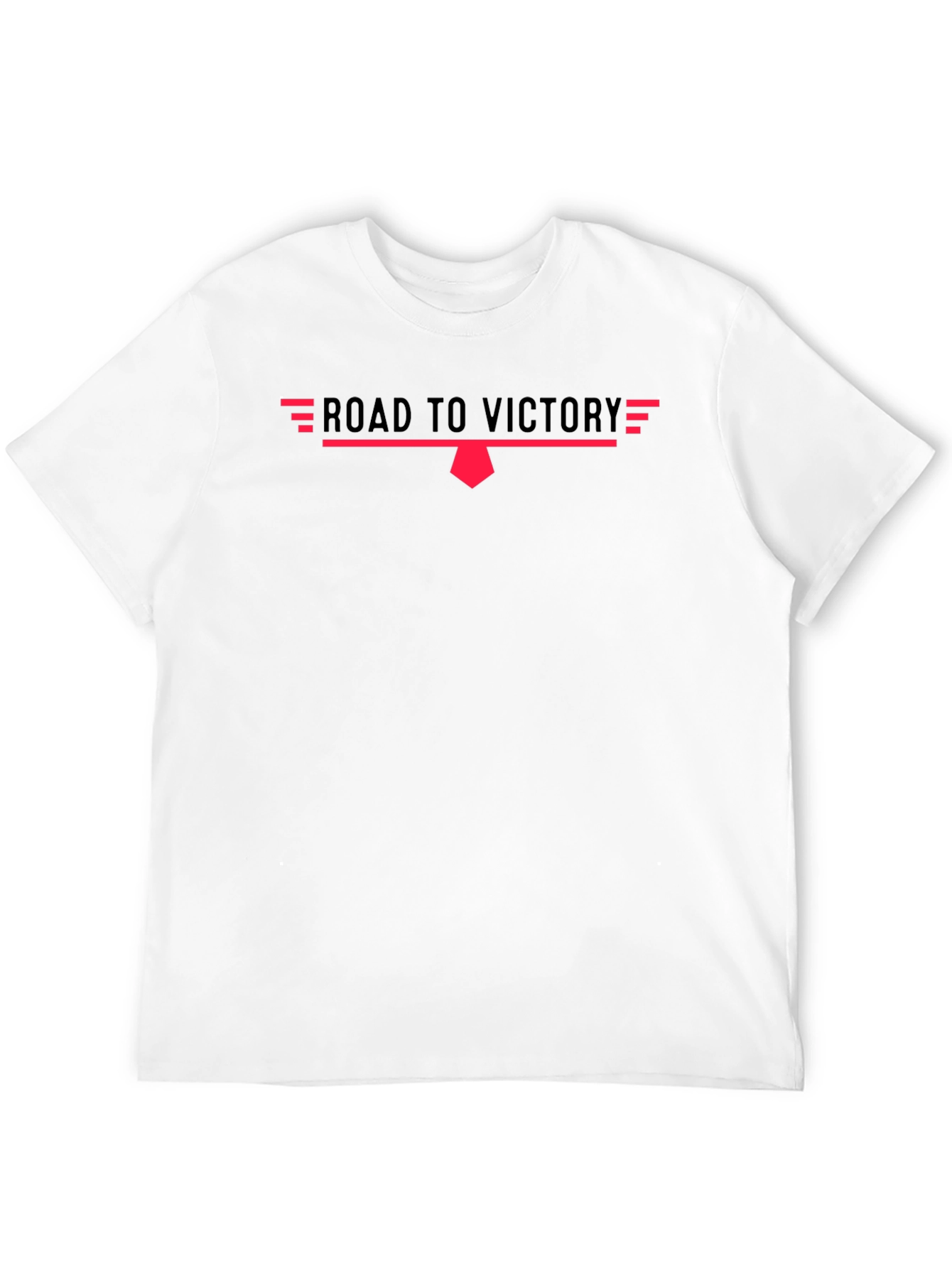Black Road to Victory Graphic T-Shirt view 12