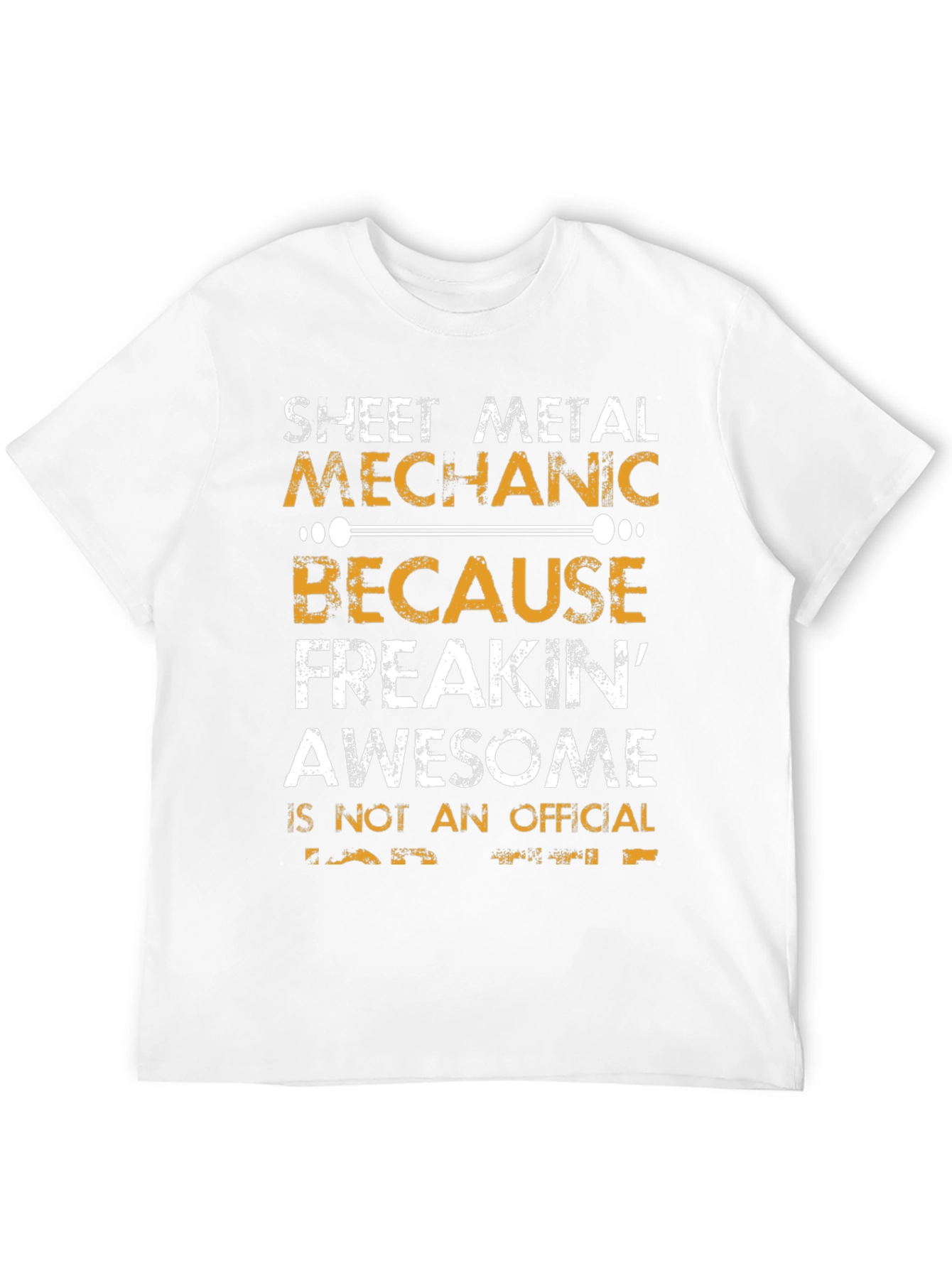 Black Sheet Metal Mechanic T-Shirt - Freakin' Awesome! view 12