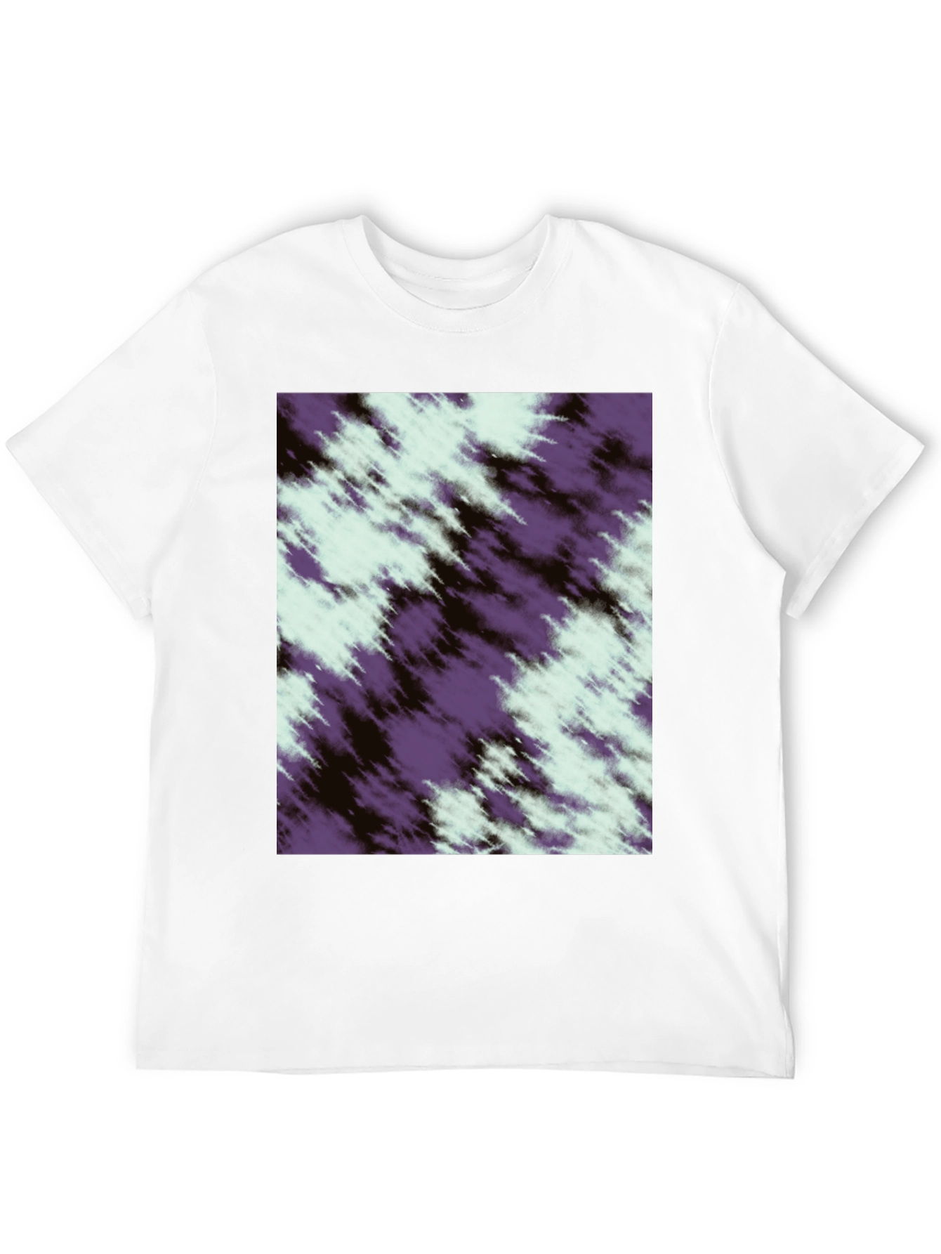 Black Abstract Pattern T-Shirt - Soft & Stylish view 12