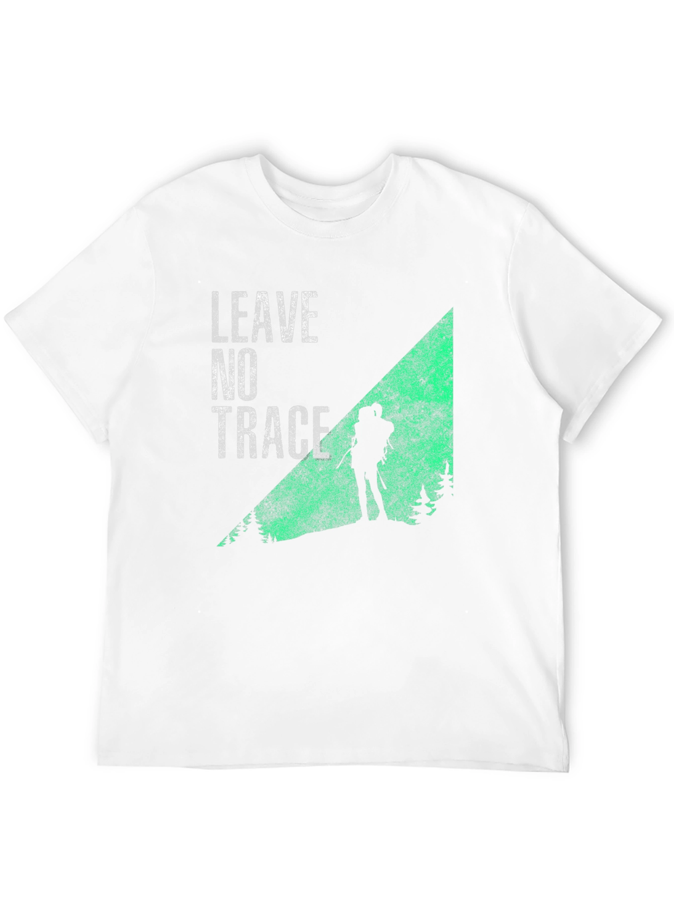 Black Leave No Trace Hiking T-Shirt view 12