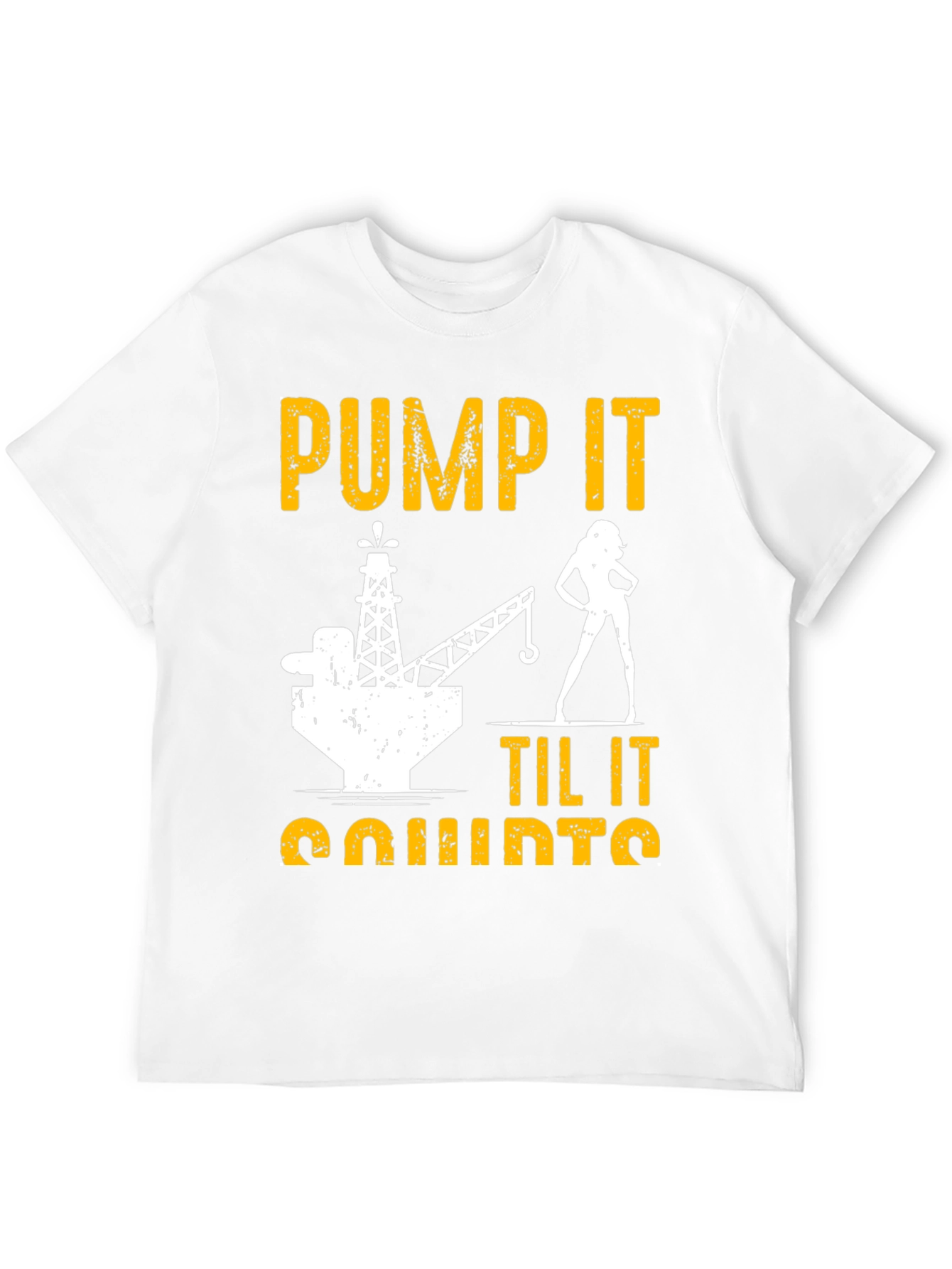 Black Pump It Til It Quirts Black T-Shirt view 12