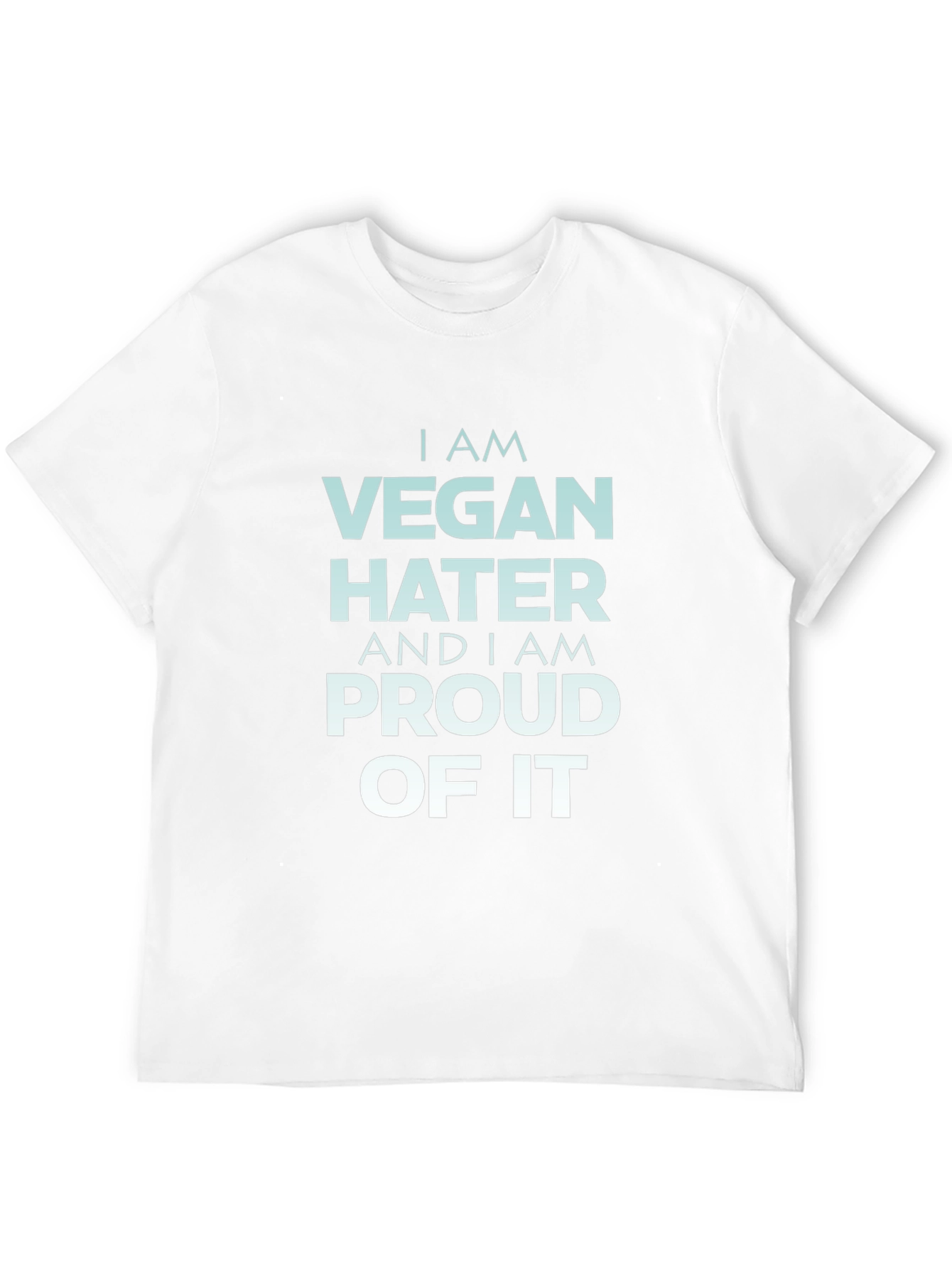 Black Vegan Hater T-Shirt view 12