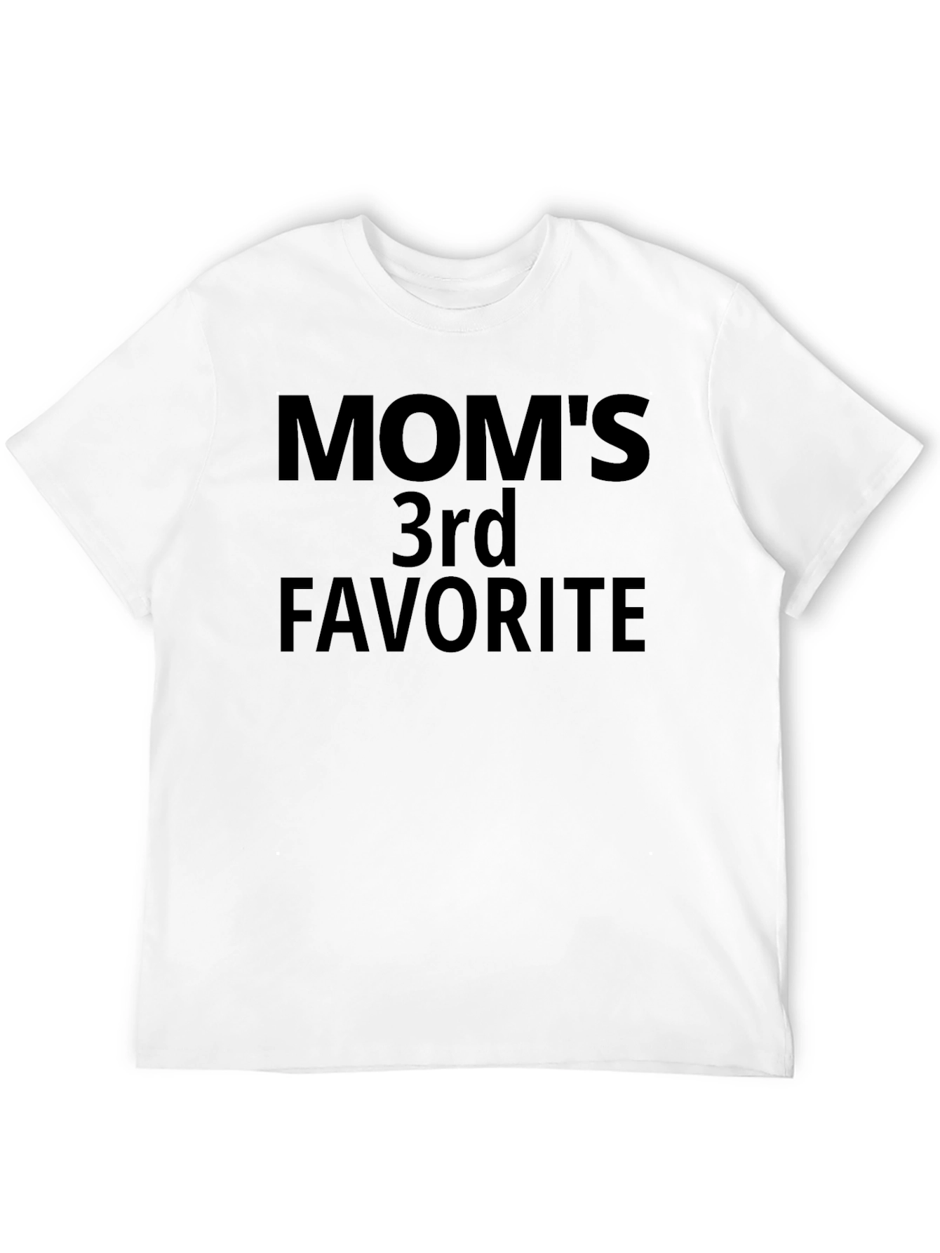 Black Mom's 3rd Favorite Black T-Shirt - Funny & Comfy! view 12