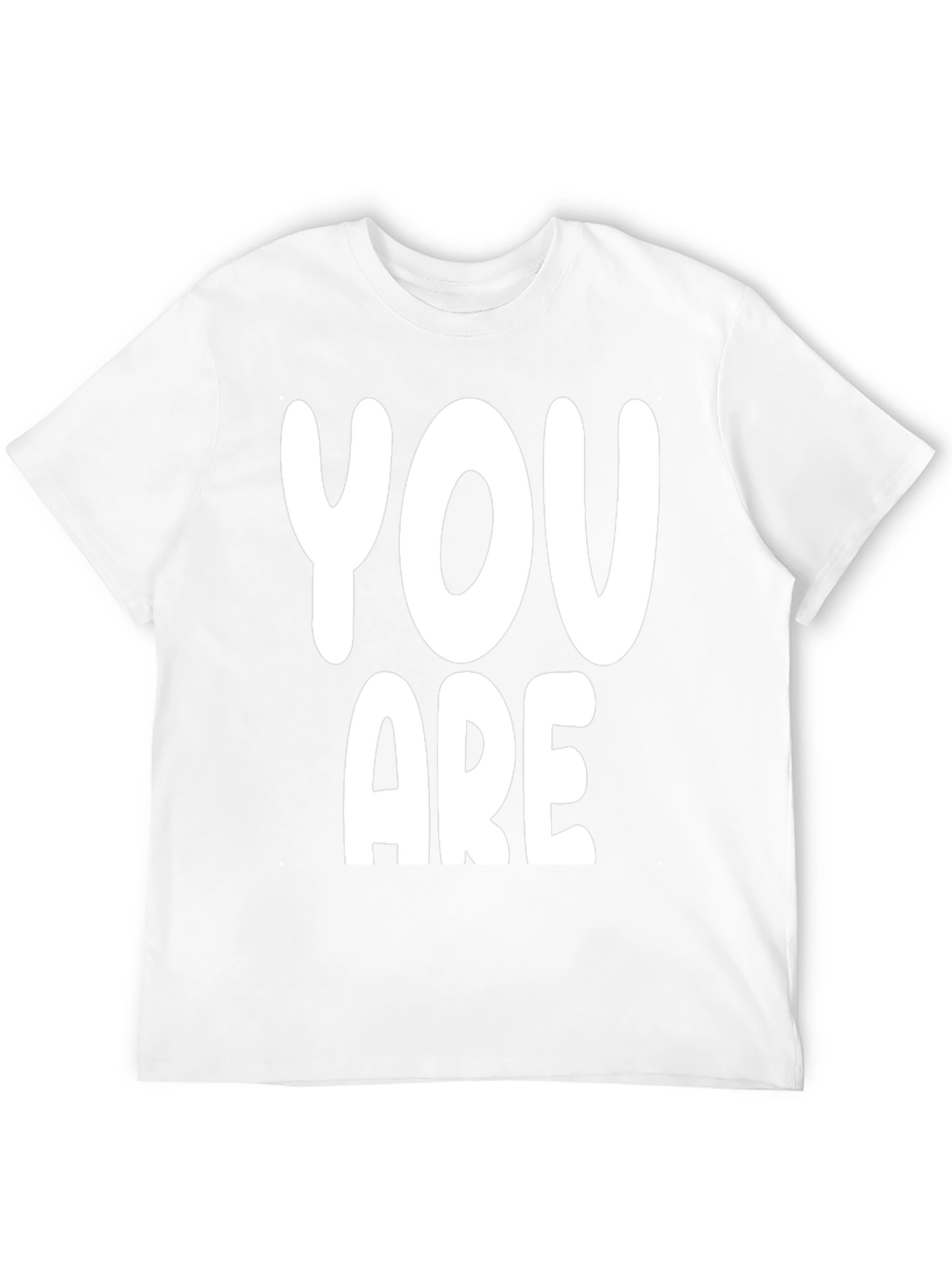 Black You Are Graphic Print T-Shirt view 12