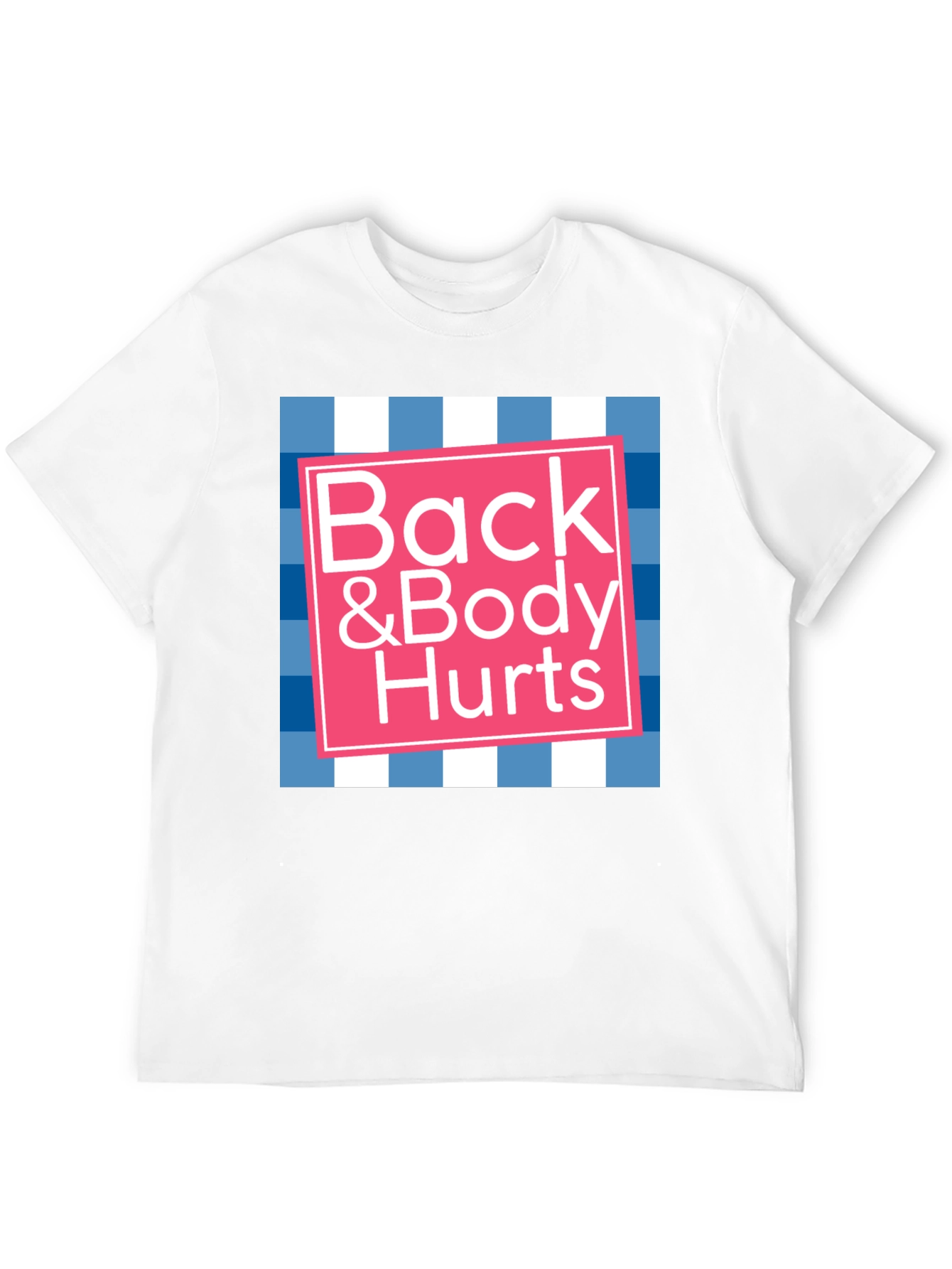 Black Back & Body Hurts Graphic T-Shirt - Novelty Tee view 12