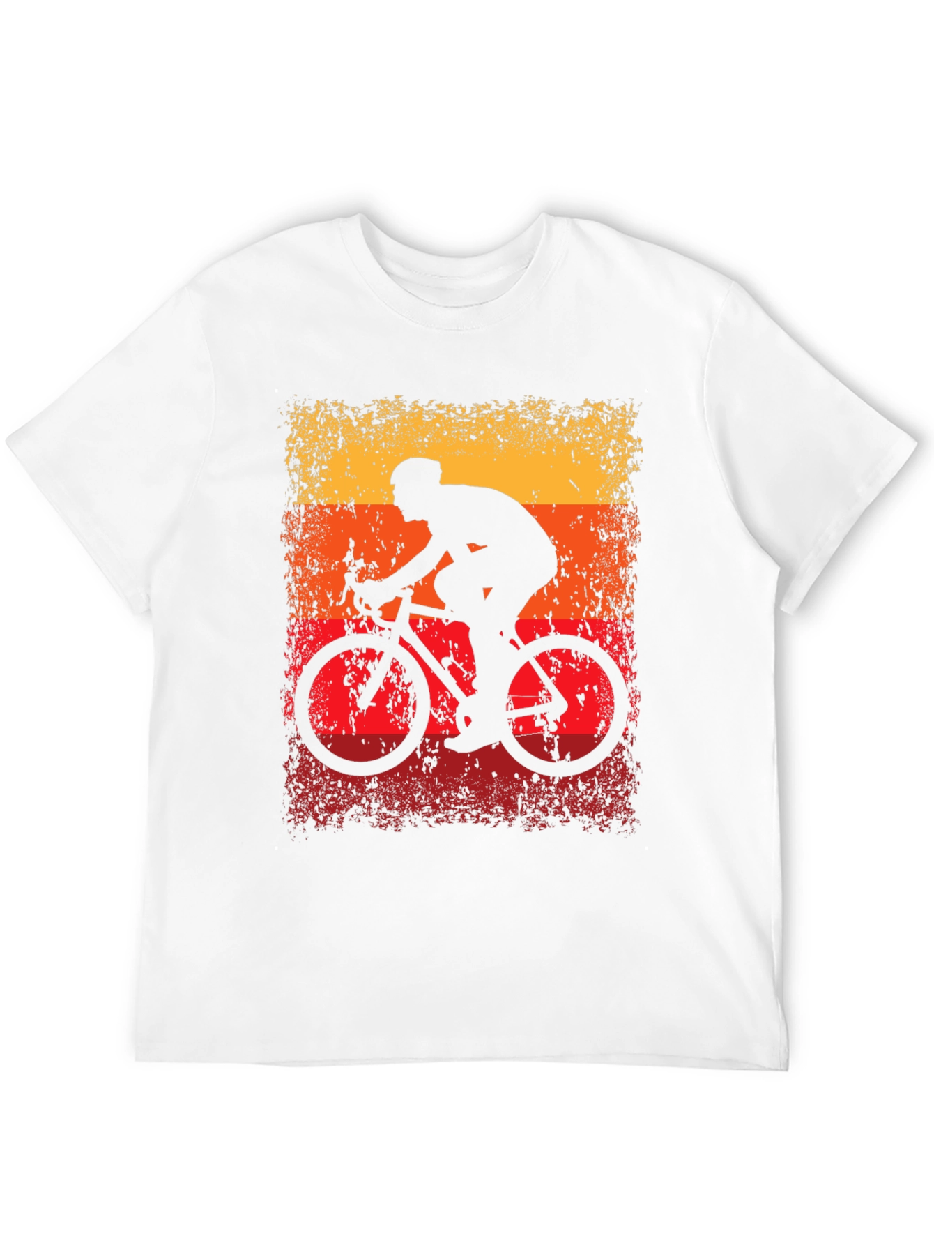 Black Retro Cycling T-Shirt - Black Cotton Blend view 12