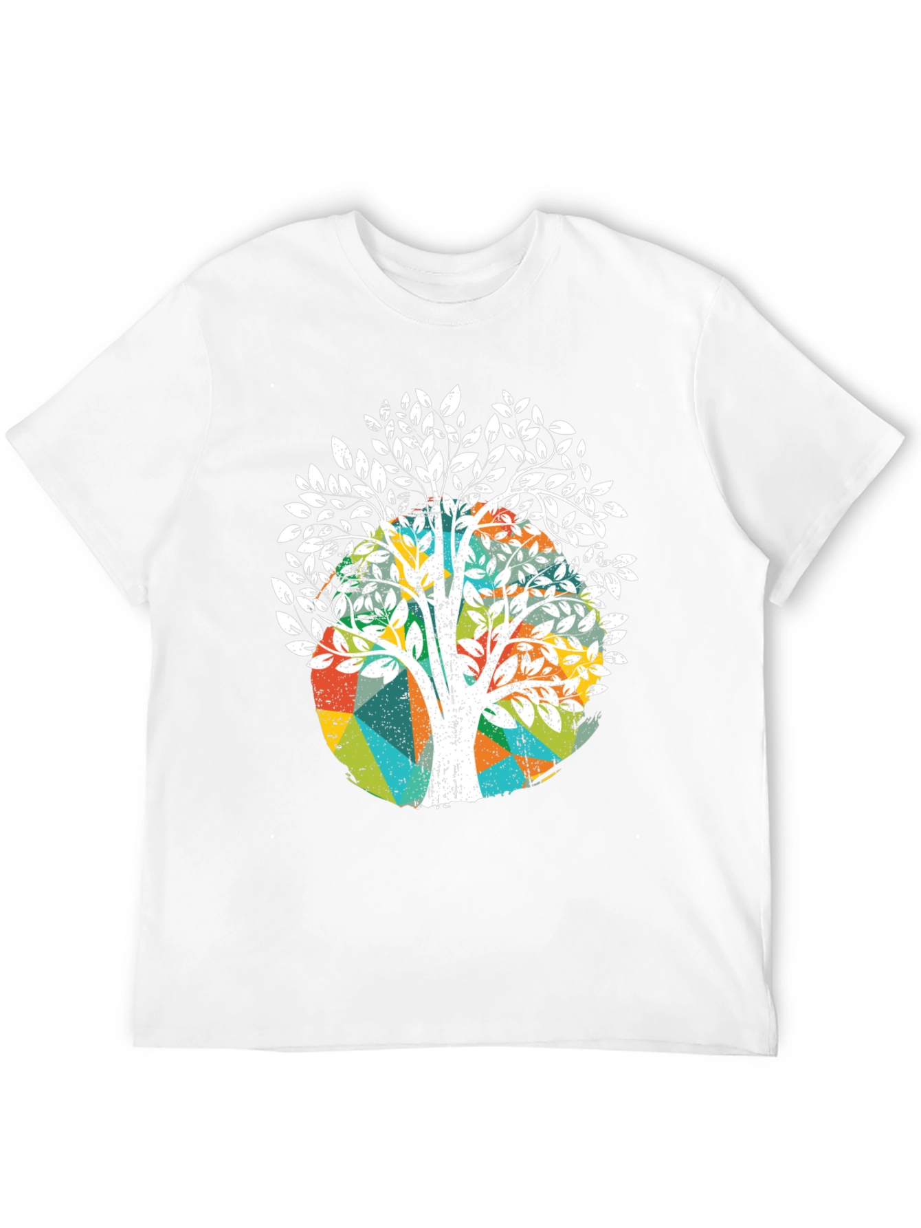 Black Abstract Tree Graphic Tee - Unique Design view 12