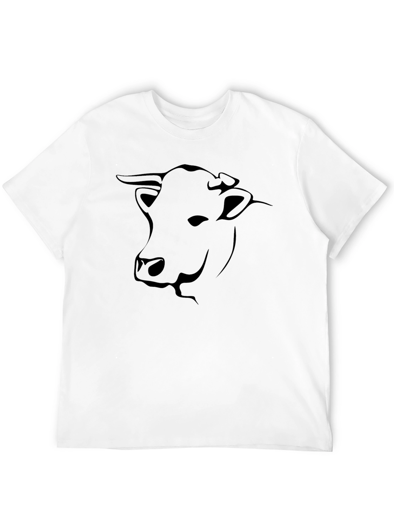 Black Black Bull Graphic Tee - Unisex Cotton T-Shirt view 12