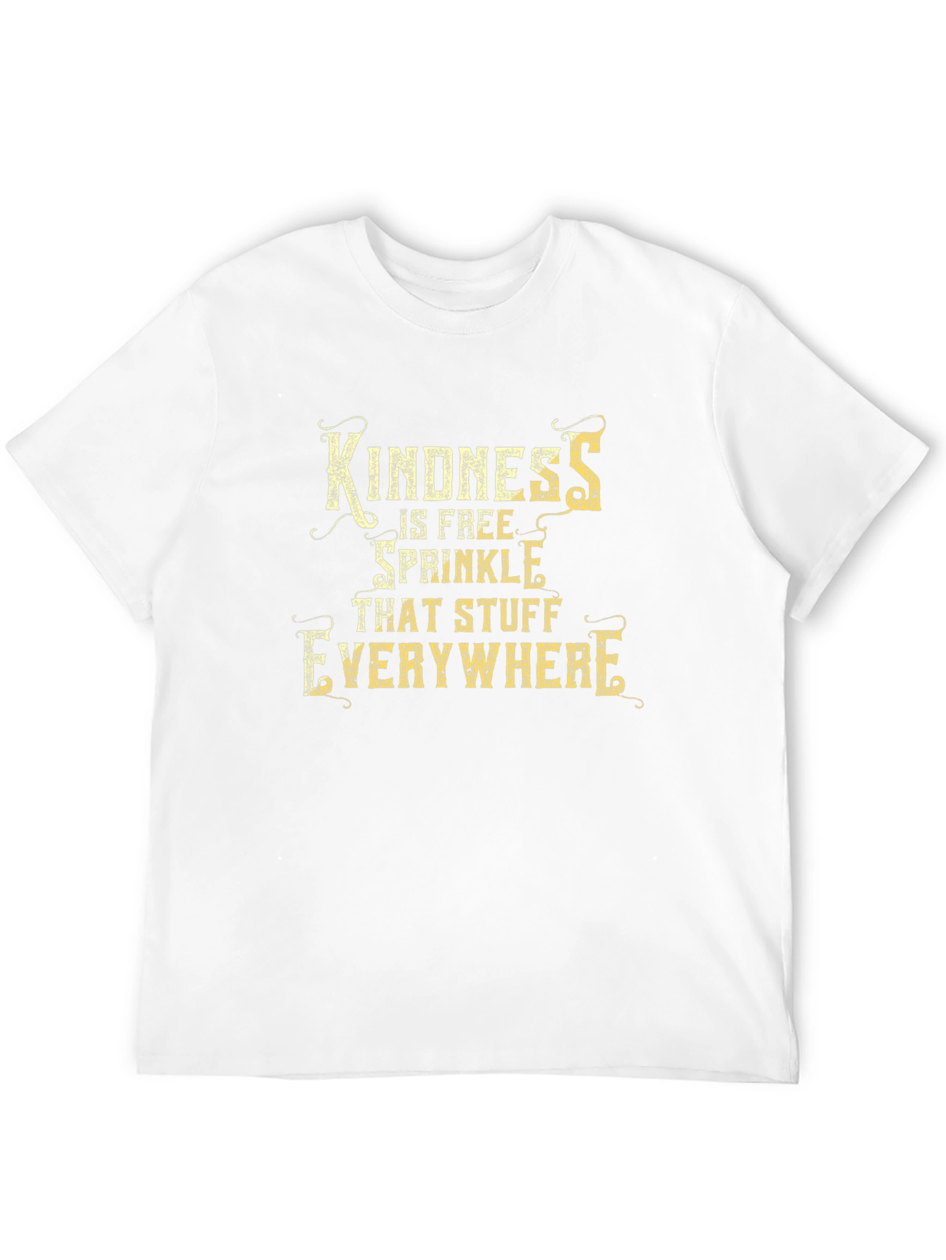 Black Kindness Everywhere Graphic Tee - Soft Black T-Shirt view 12
