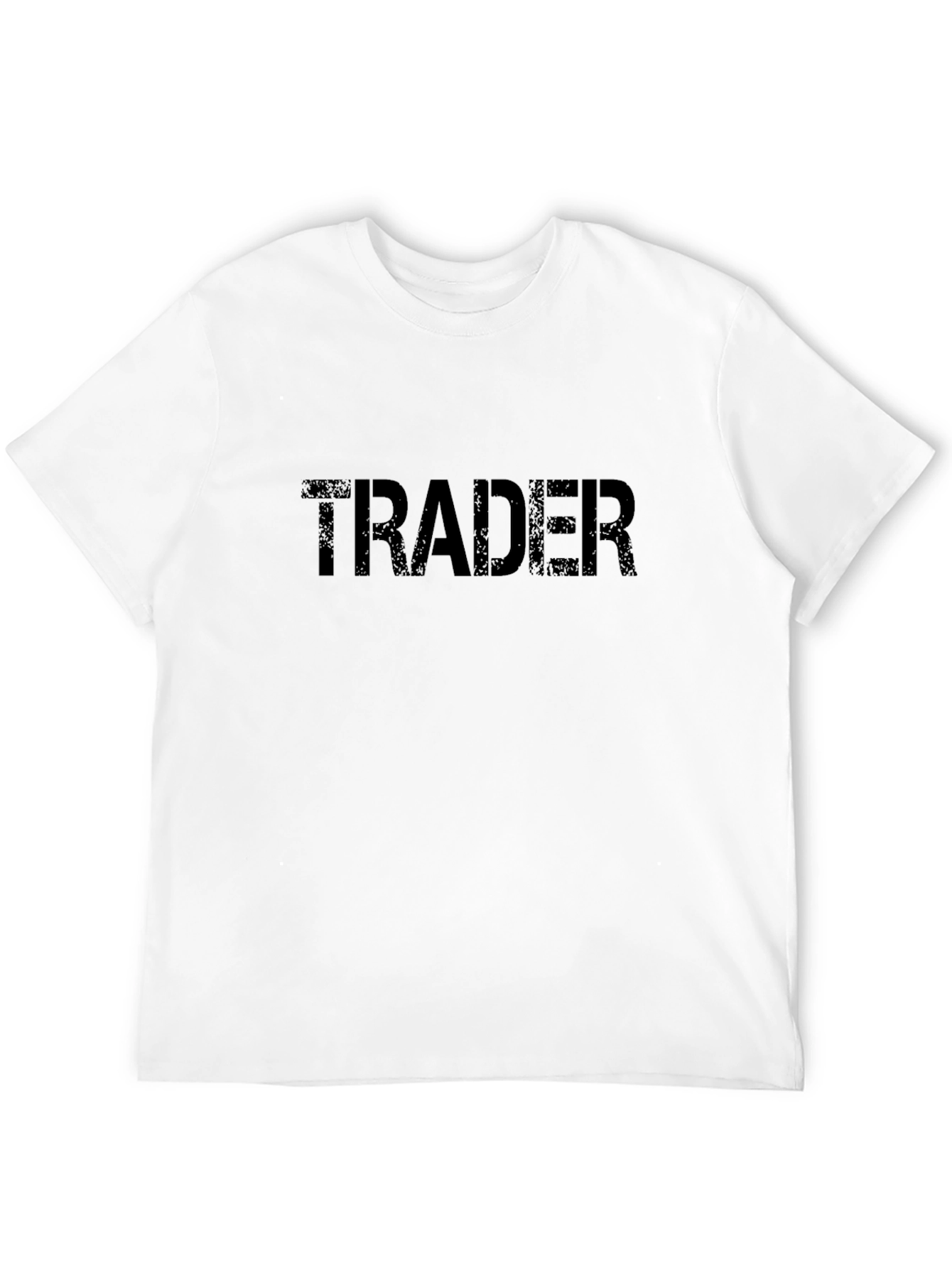 Black TRADER Black Graphic Tee - Bold & Stylish view 12
