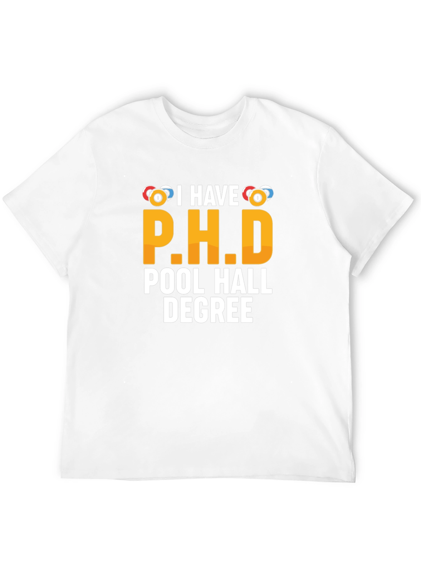 Pool Hall Degree T-Shirt - Funny Billiards Gift - 12