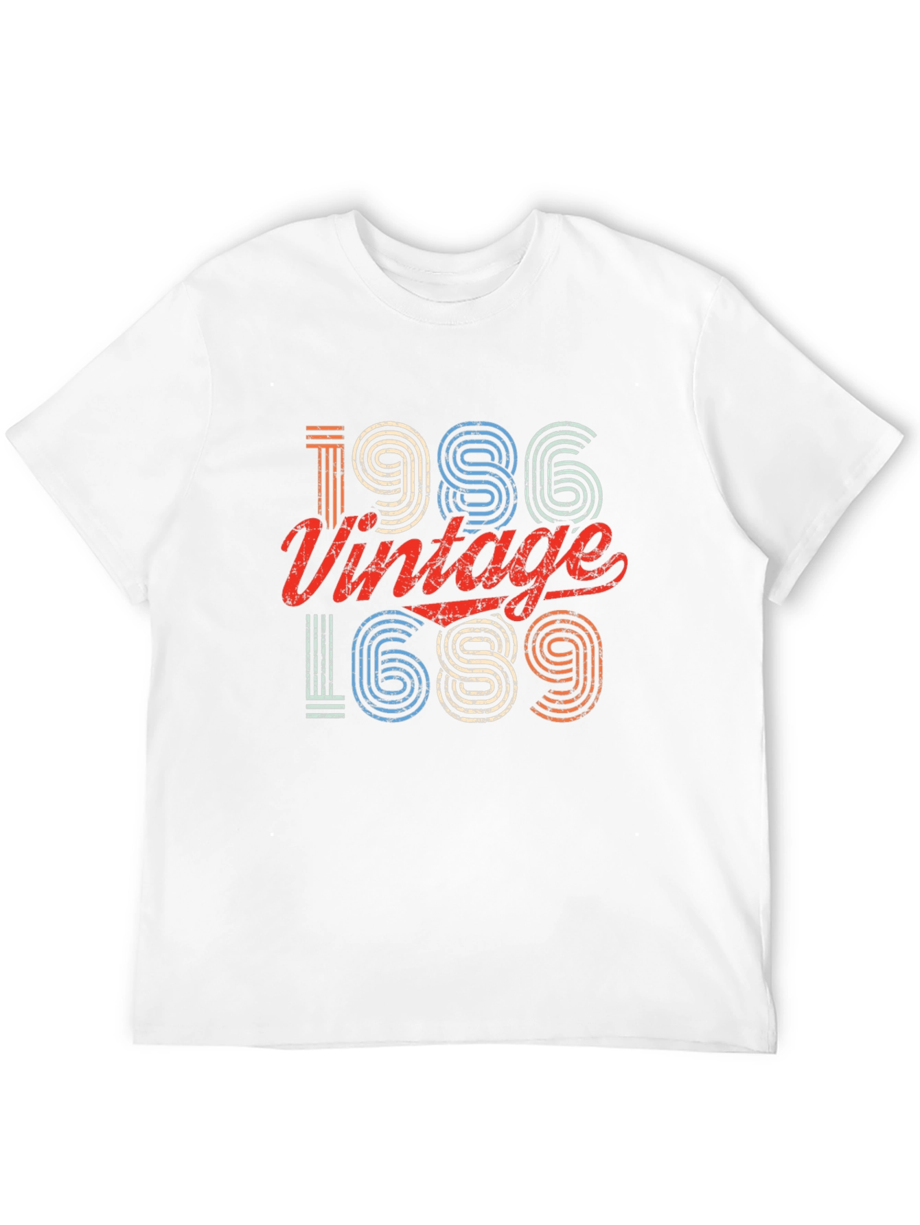 Black Vintage 1986 T-Shirt, Retro Birthday Tee view 12