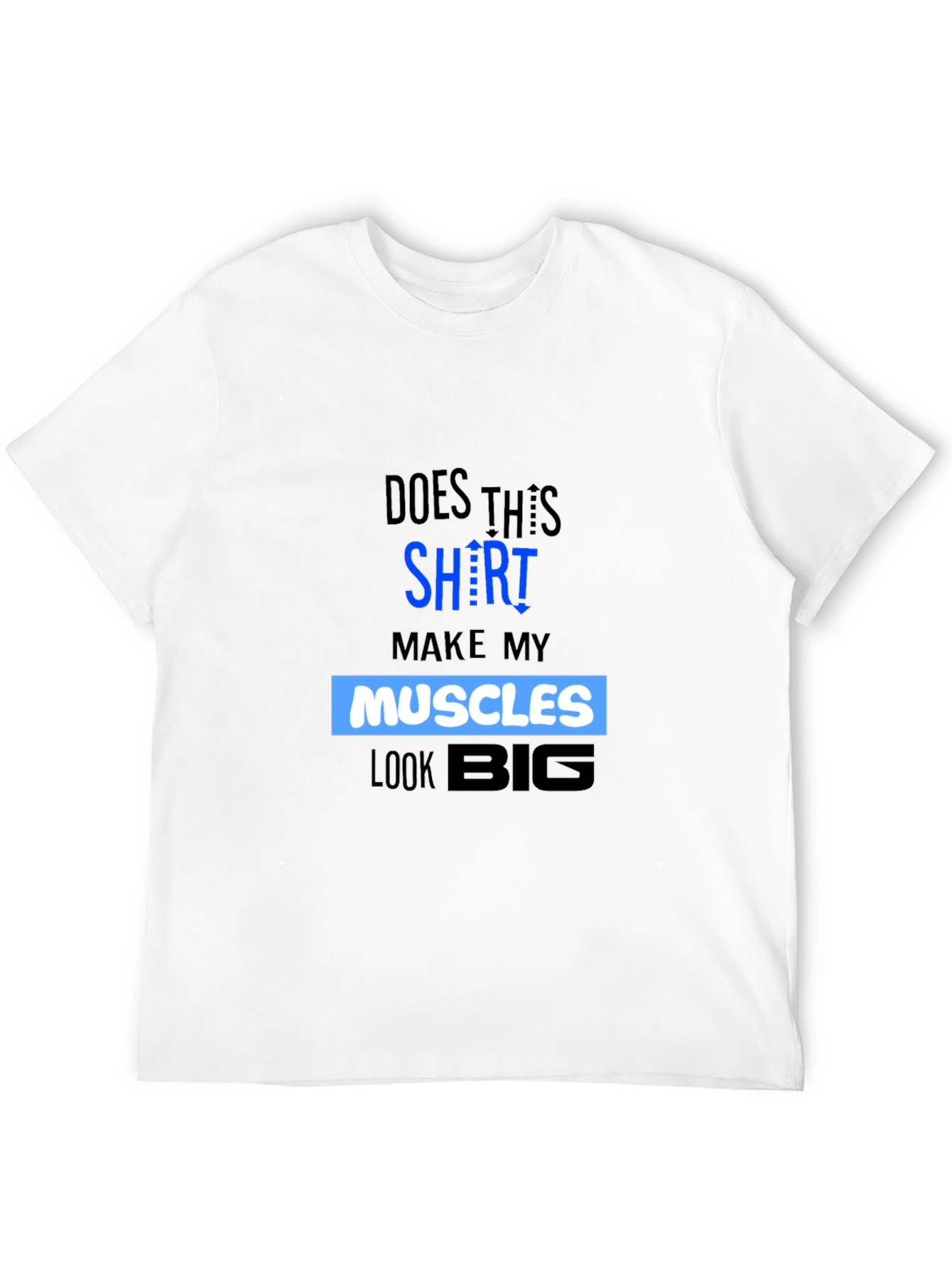 Black Muscles Graphic T-Shirt - Funny Gym Workout Tee view 12