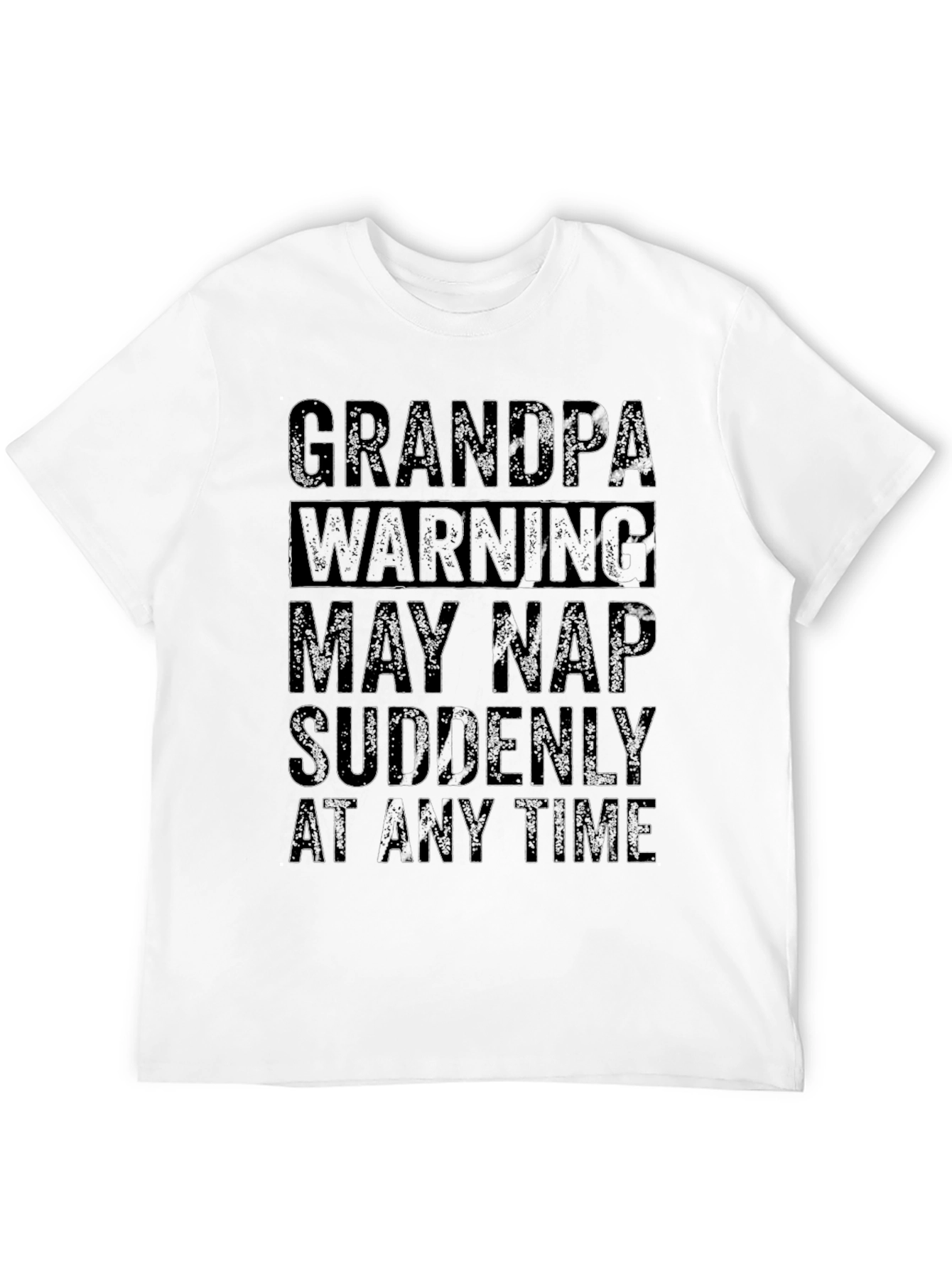 Black Grandpa Warning T-Shirt - Funny Nap Time Tee view 12