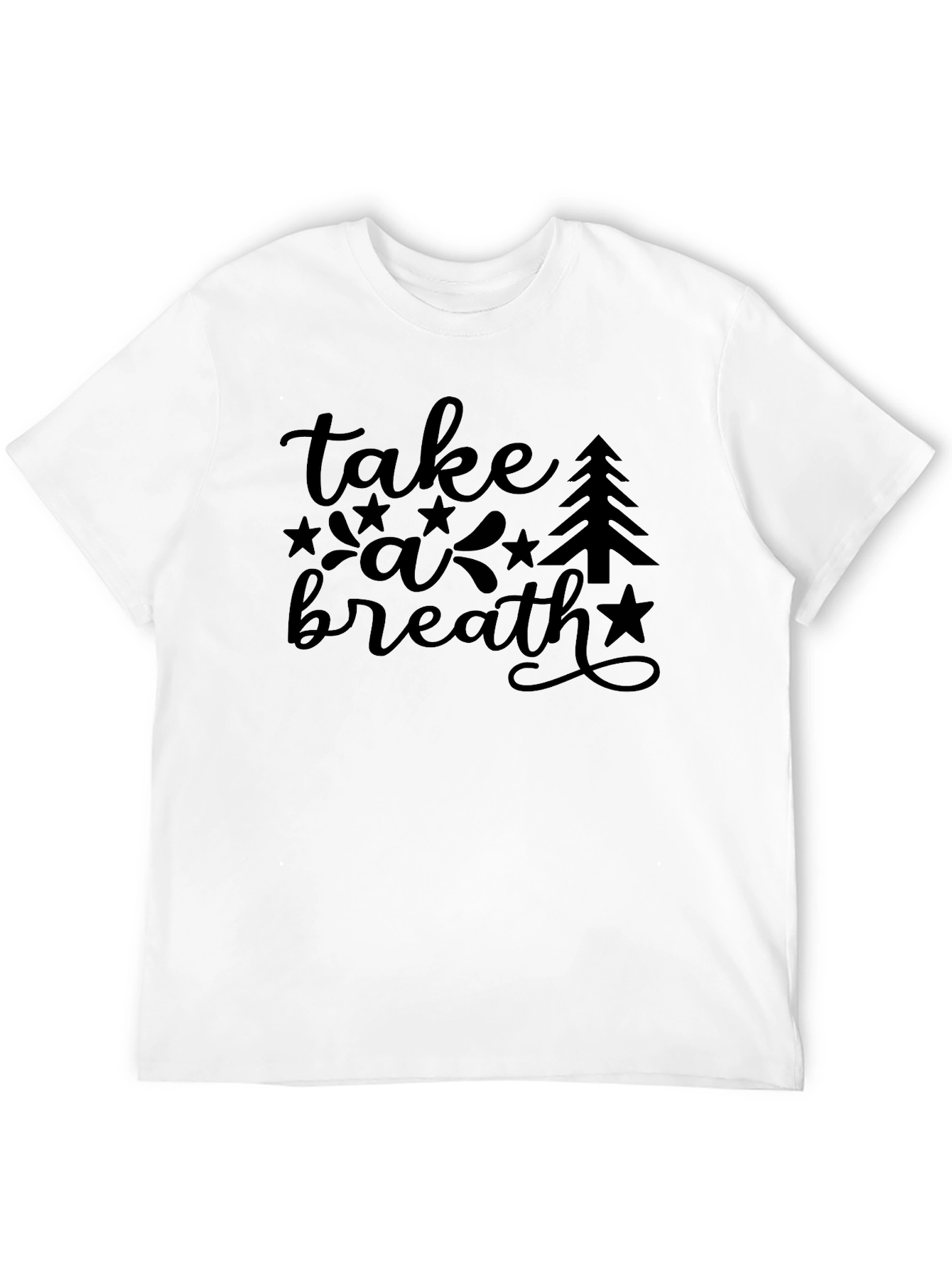 Black Take A Breath Graphic Tee view 12