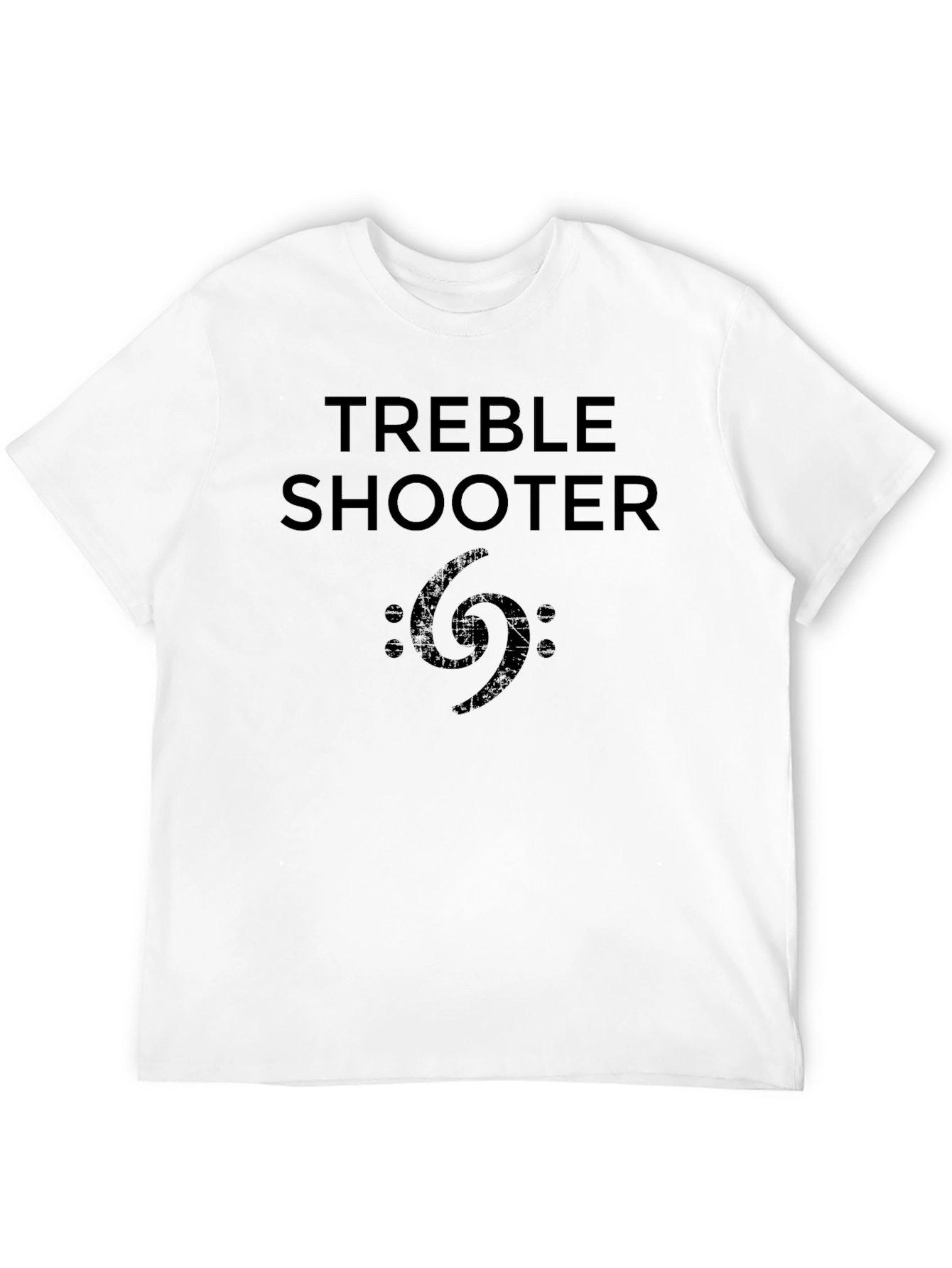 Black Treble Shooter Black Graphic T-Shirt view 12