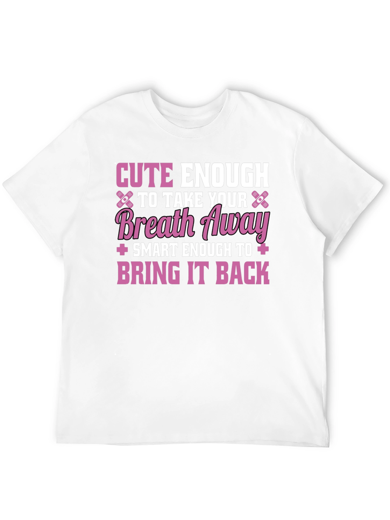 Black Cute Enough Nurse Graphic T-Shirt view 12