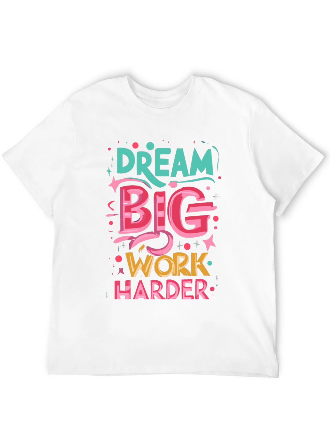 Black Dream Big T-Shirt: Motivational Graphic Tee view 12