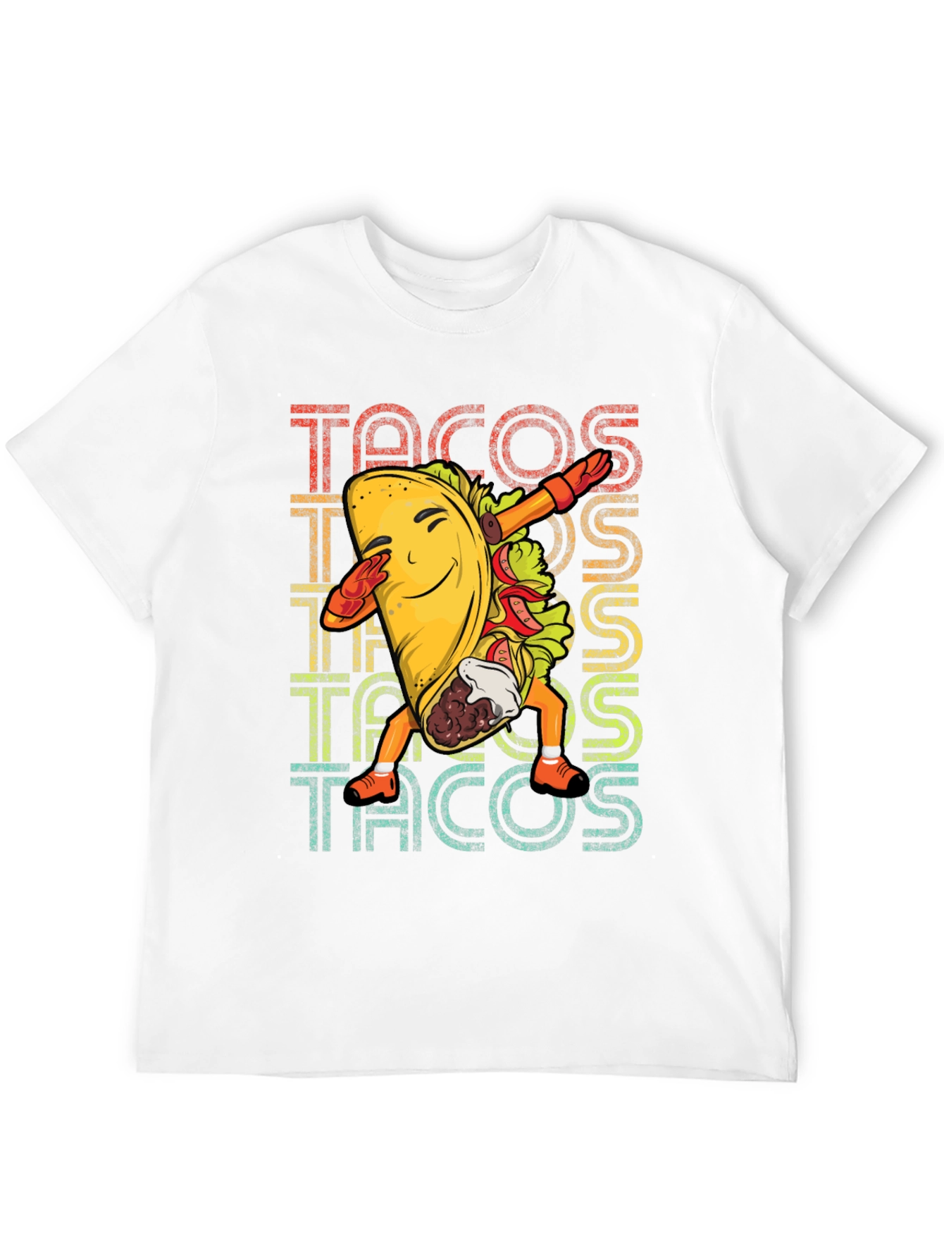 Dabbing Taco Graphic Tee - Retro Food Lover T-Shirt - 12