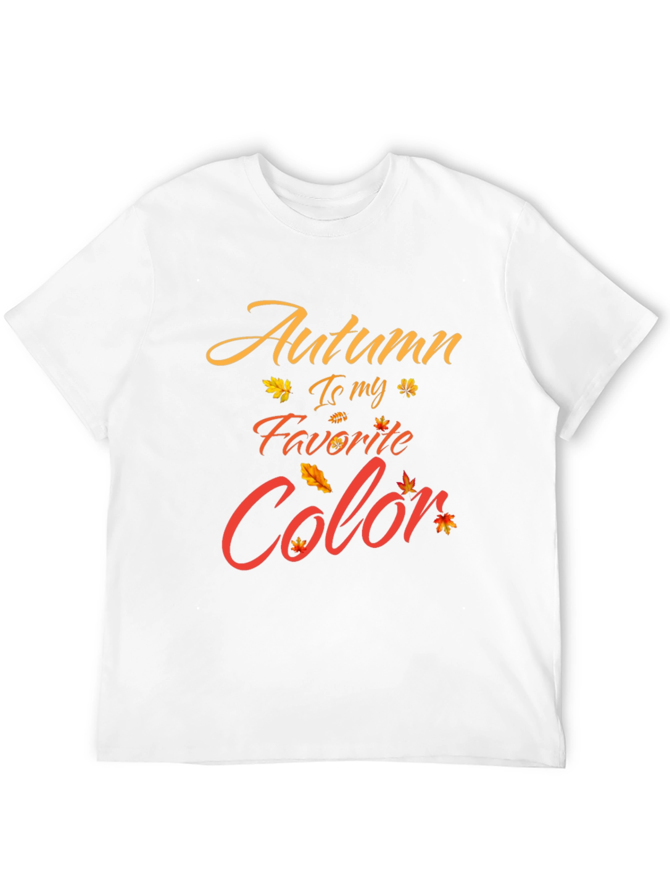 Black Autumn is my Favorite Color T-Shirt view 12