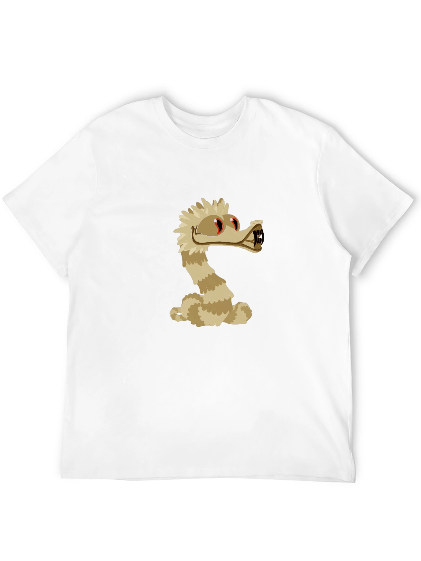 Black Cartoon Snake T-Shirt - Unique Graphic Tee view 12