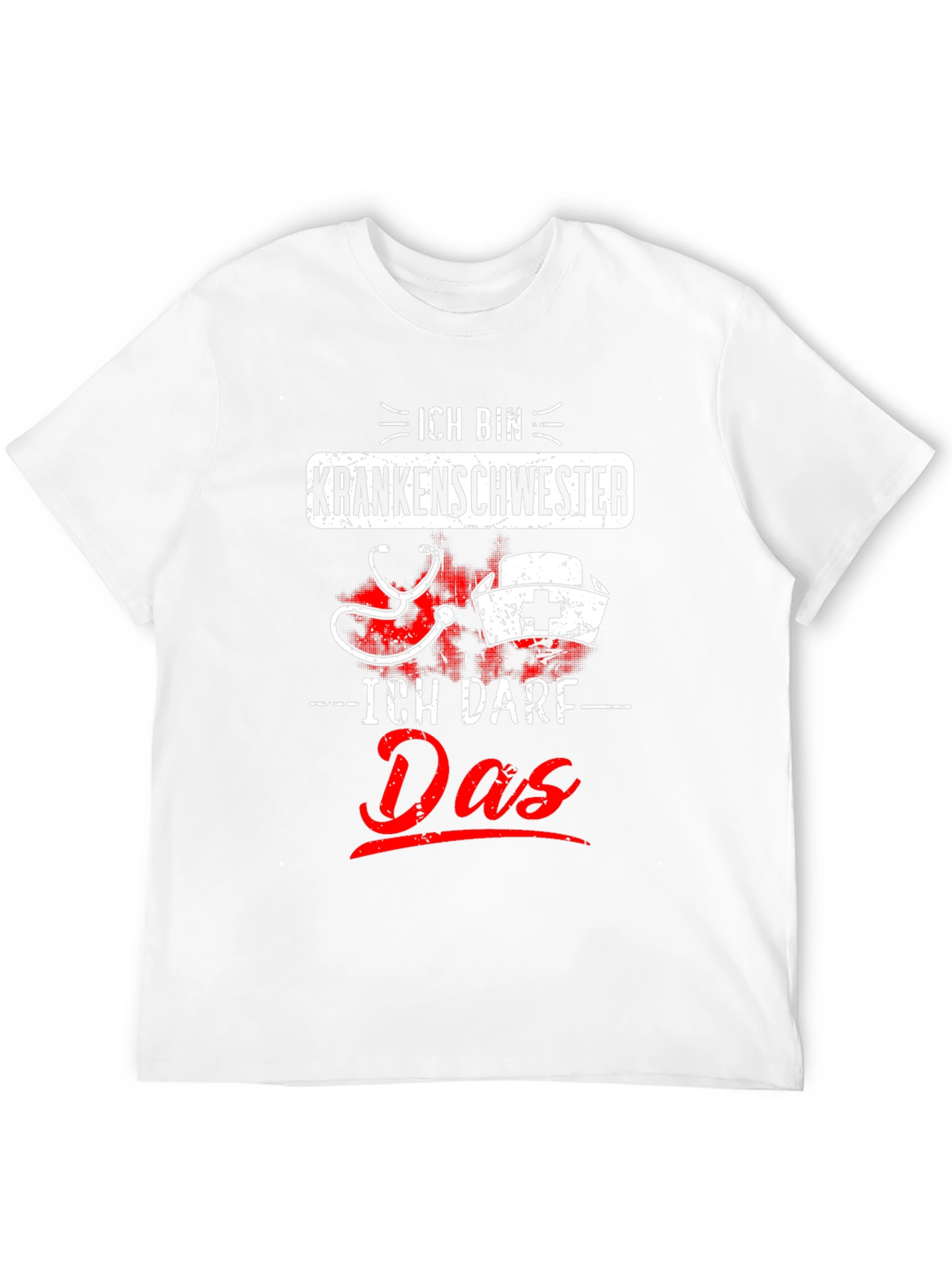 Black Ich Bin Krankenschwester T-Shirt - Nurse Tee view 12