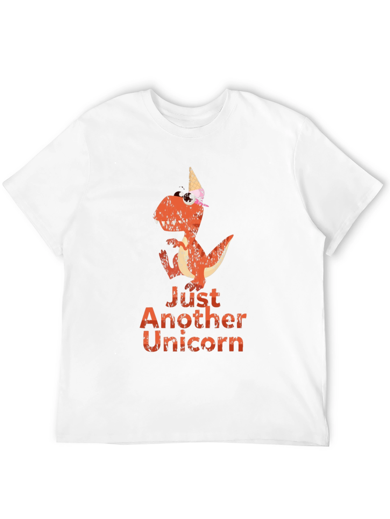 Black Dino Unicorn Graphic Tee - Unique Novelty T-Shirt view 12
