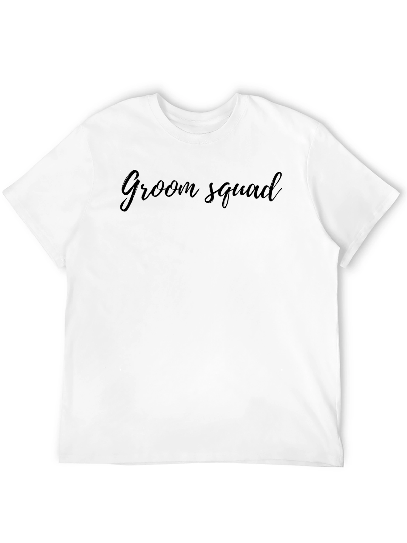 Black Groom Squad Black Crew Neck T-Shirt view 12
