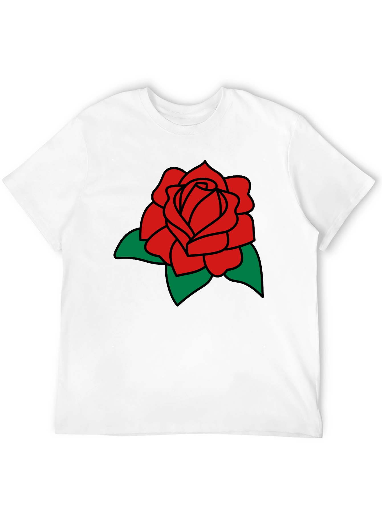 Black Rose Graphic Black T-Shirt view 12