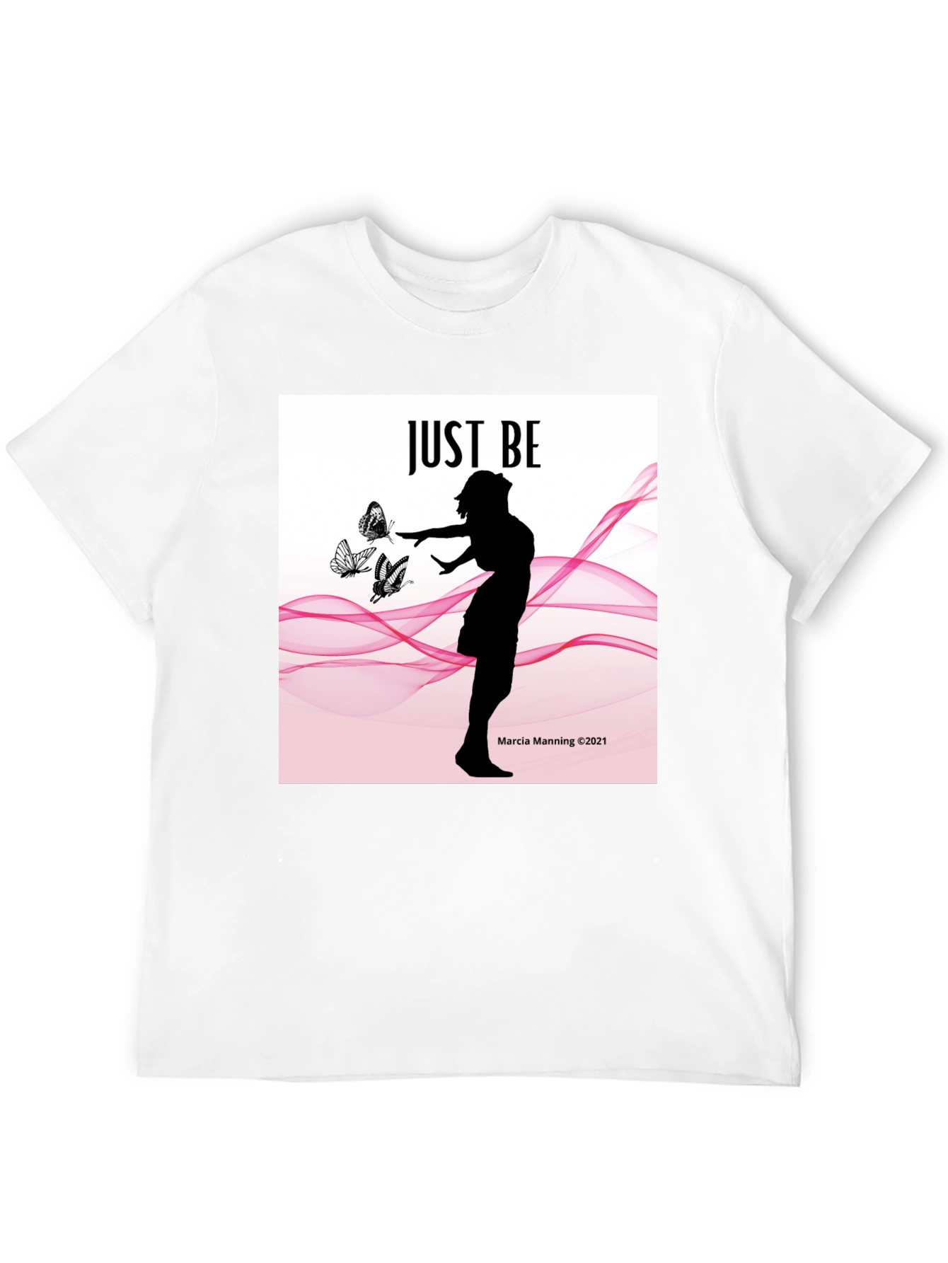 Black Just Be Women's Silhouette T-Shirt  view 12