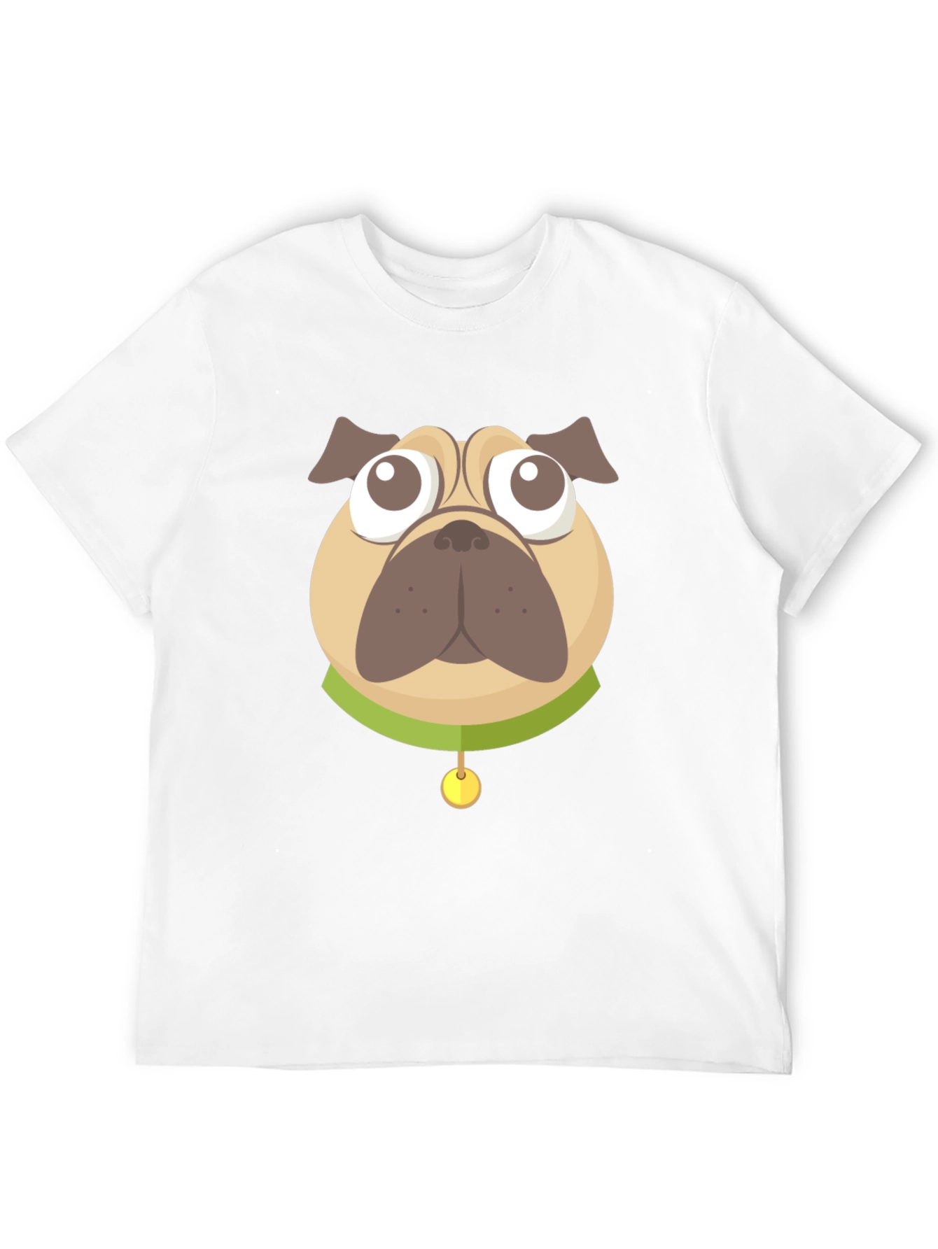 Black Pug Graphic Black T-Shirt view 12
