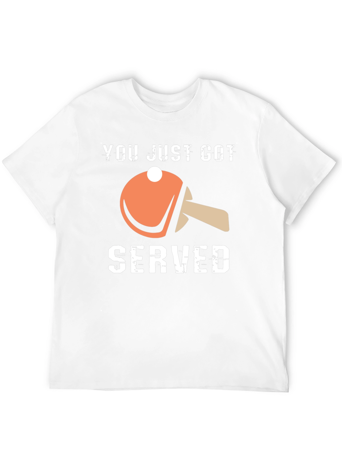 Black You Just Got Served T-Shirt - Ping Pong view 12