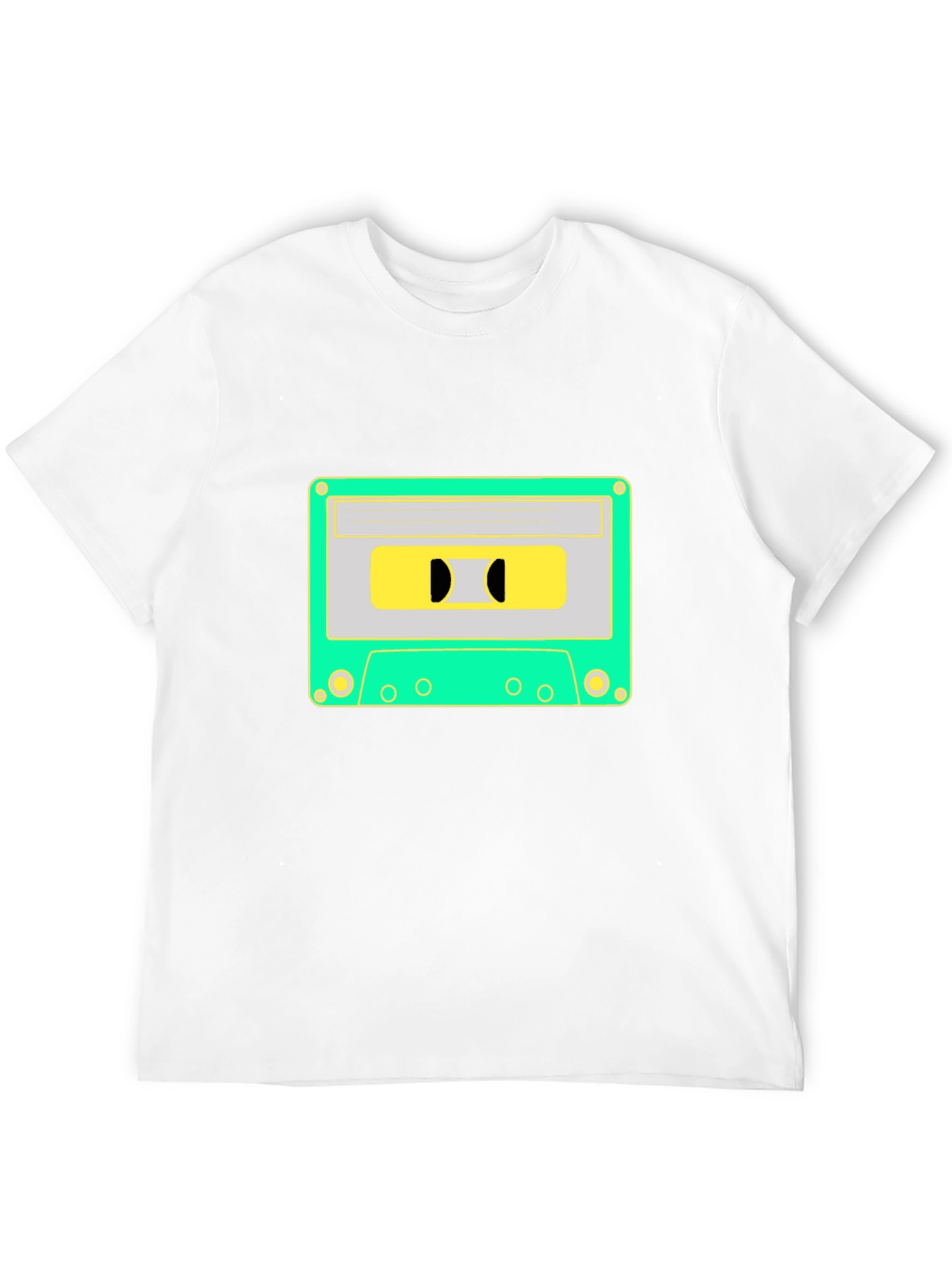 Black Retro Cassette Tape Graphic Tee - Black view 12