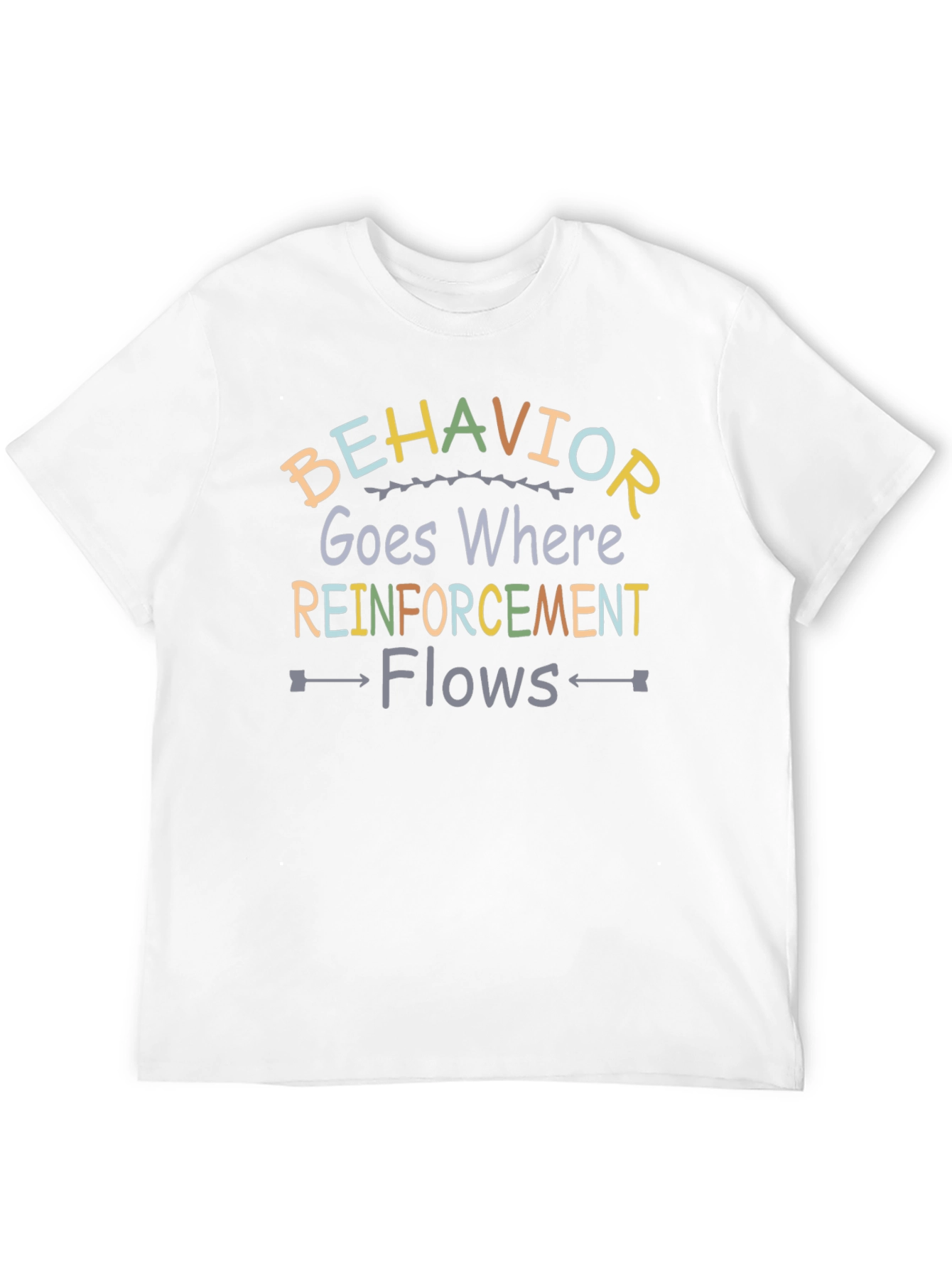 Black Behavior Goes Where Reinforcement Flows T-Shirt view 12