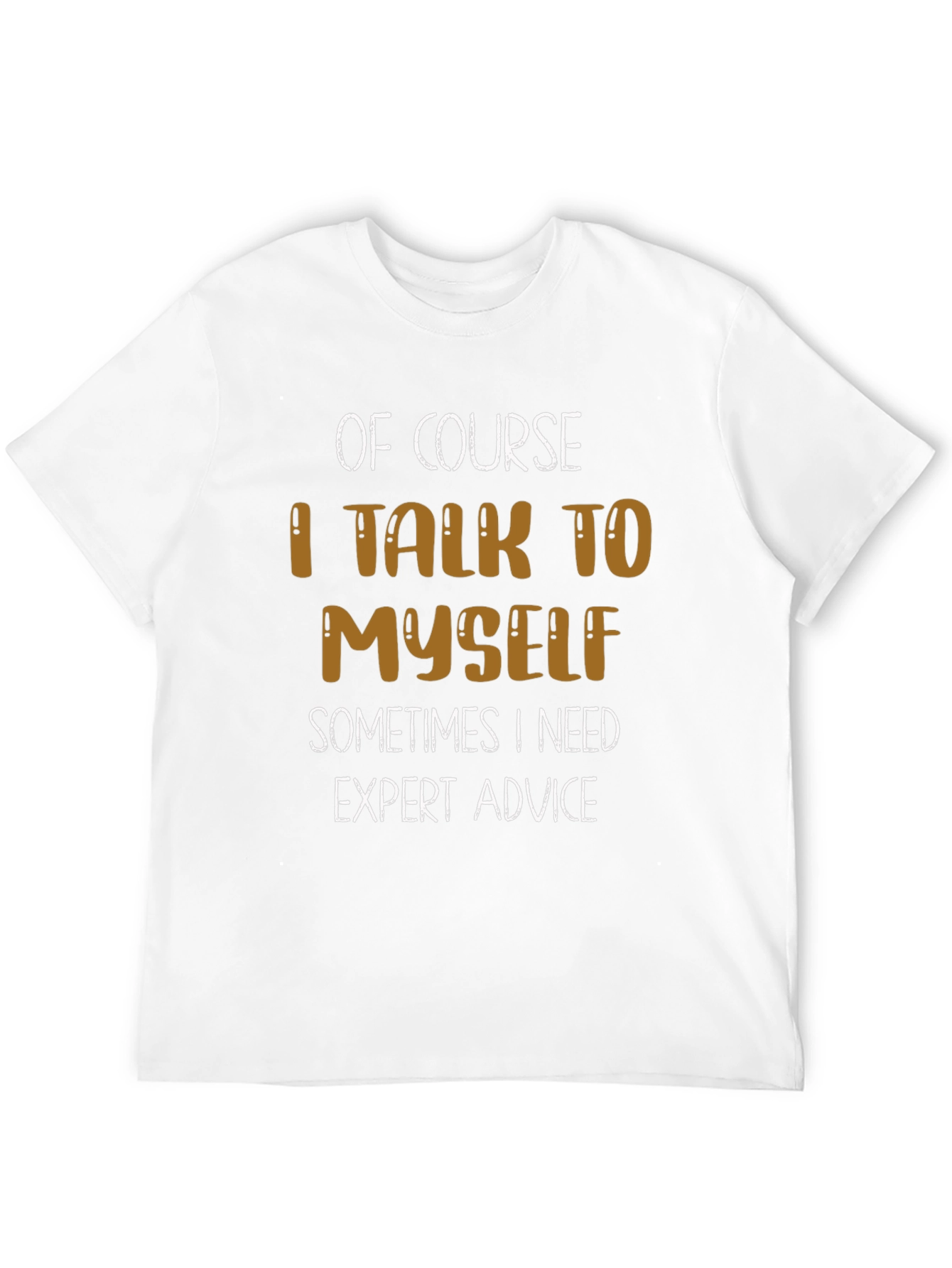 Black Funny "Expert Advice" Graphic T-Shirt view 12