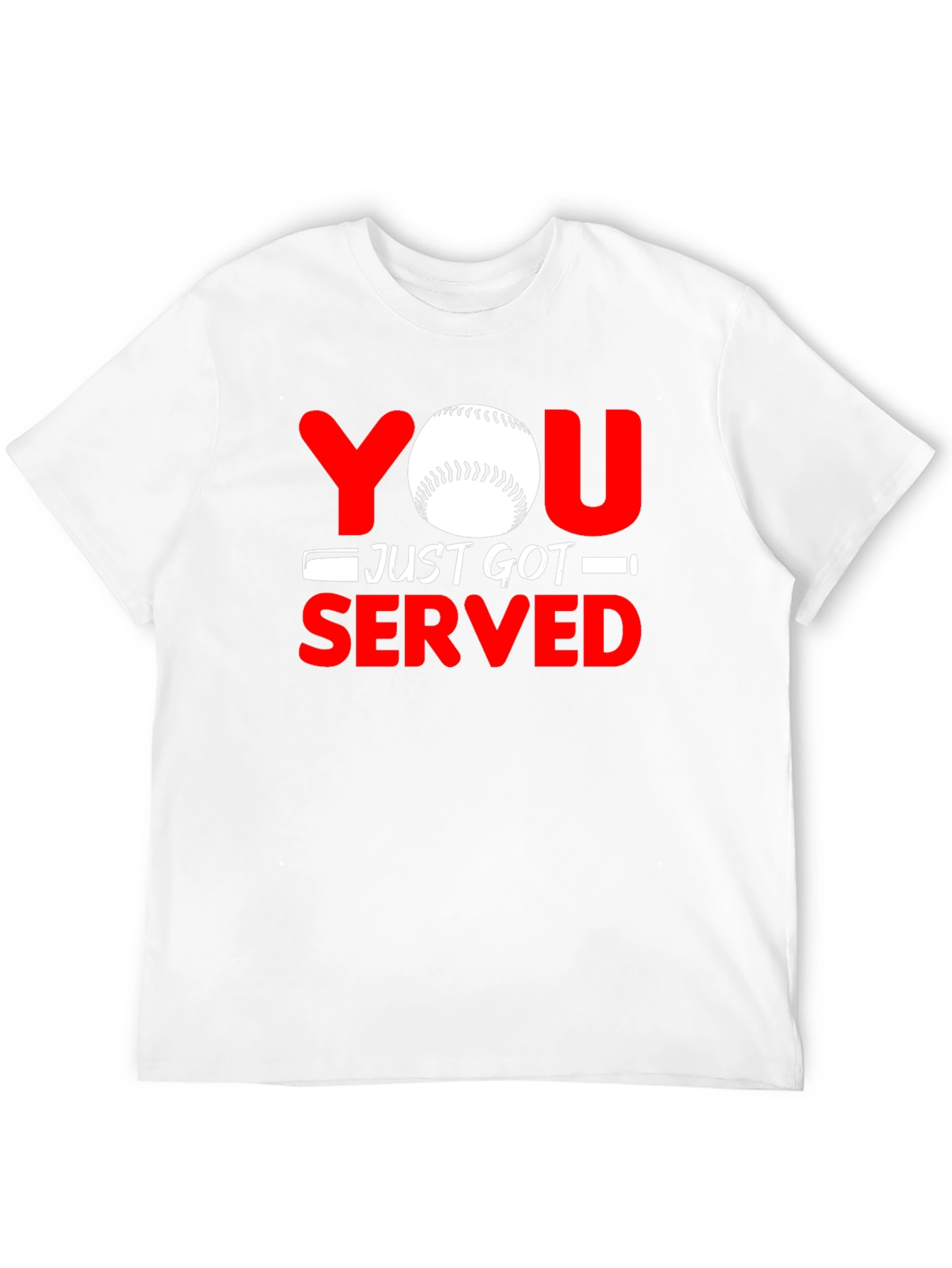 Black You Just Got Served Baseball Graphic T-Shirt view 12
