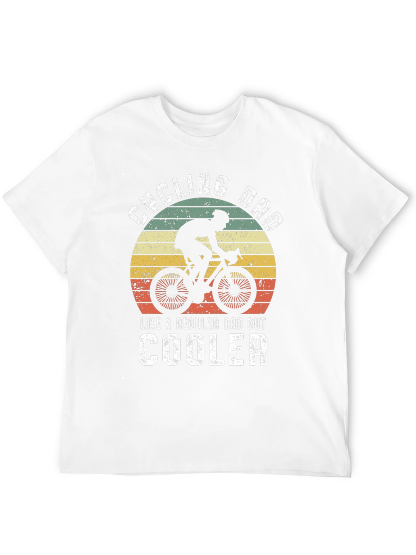 Black Cycling Dad T-Shirt - Like a Regular Dad But Cooler view 12