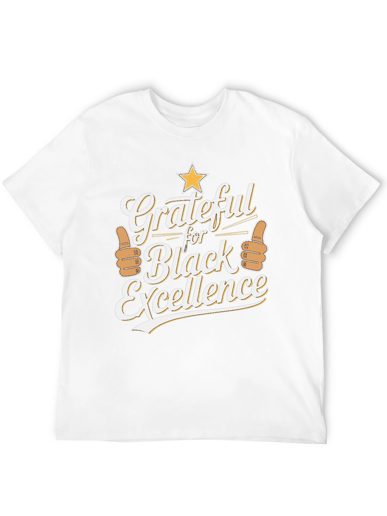 Black Grateful for Black Excellence Graphic Tee view 12