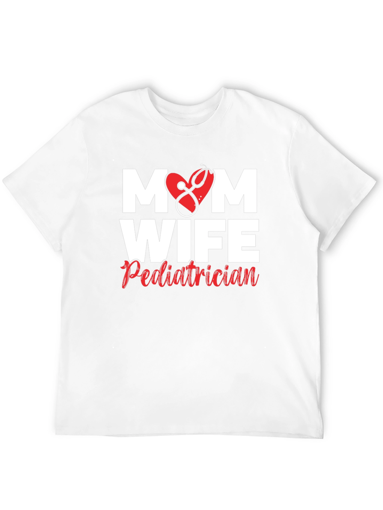 Black Mom Wife Pediatrician Graphic T-Shirt view 12