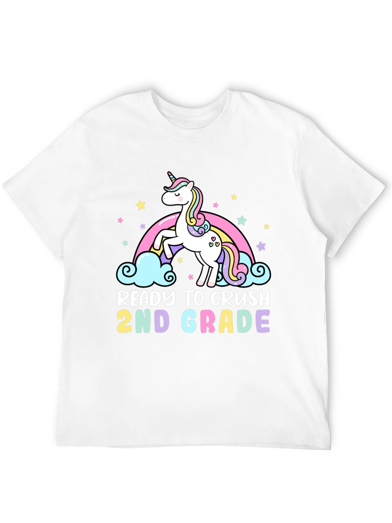 Ready to Crush 2nd Grade Unicorn T-Shirt - 12