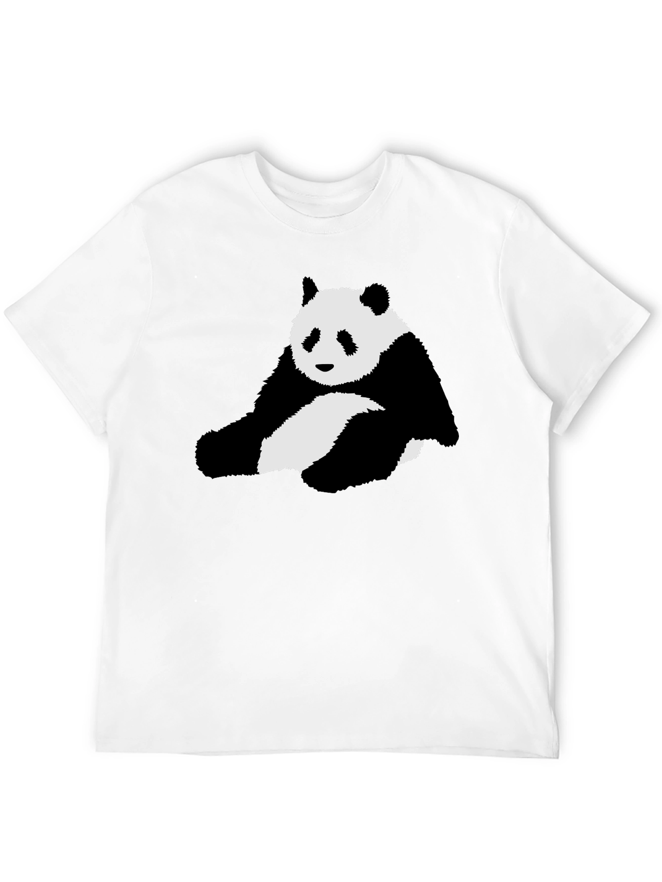 Black Panda Graphic Black T-Shirt view 12