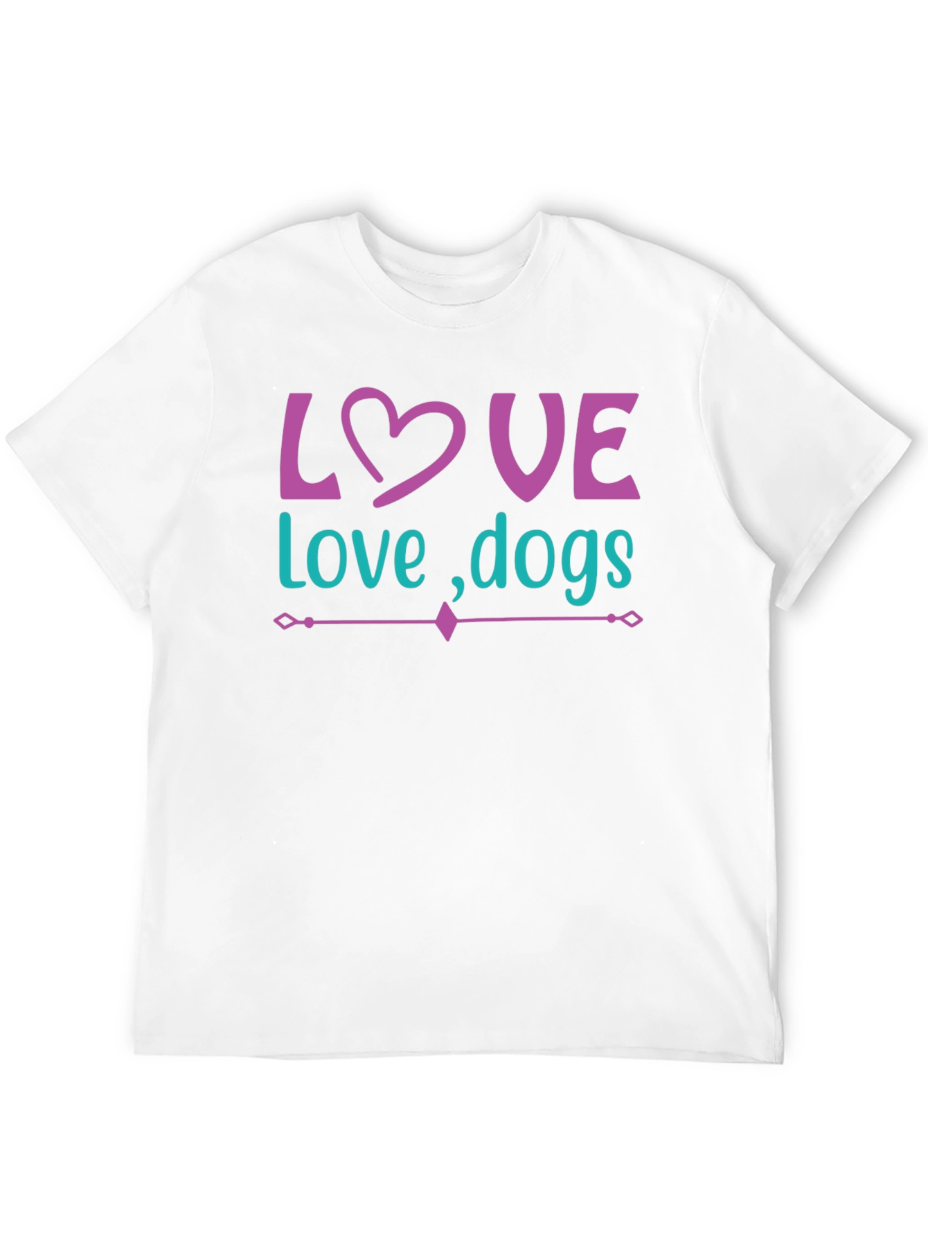 Black Love Dogs Graphic Tee - Trendy Unisex T-Shirt view 12