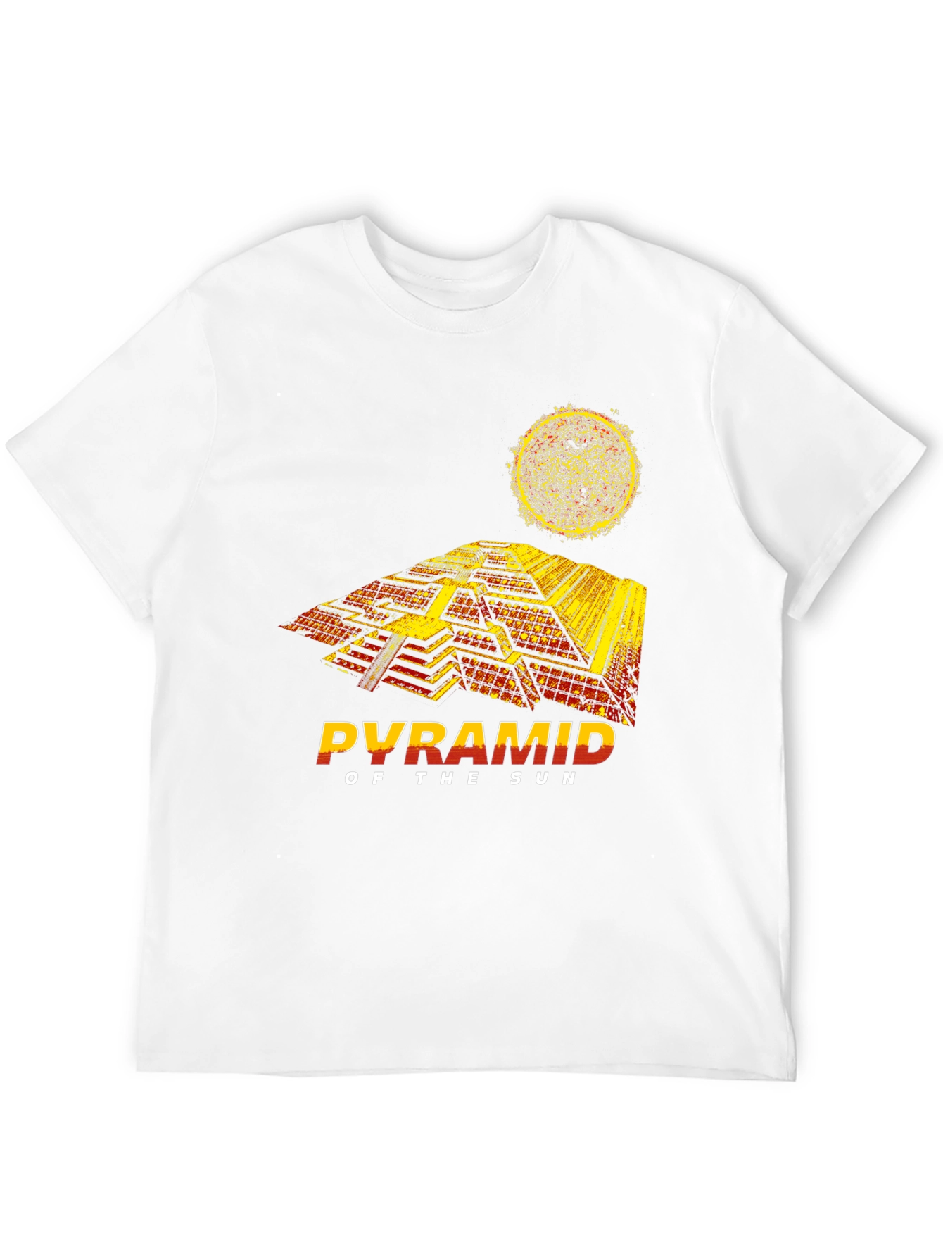 Black Pyramid of The Sun Graphic T-Shirt view 12
