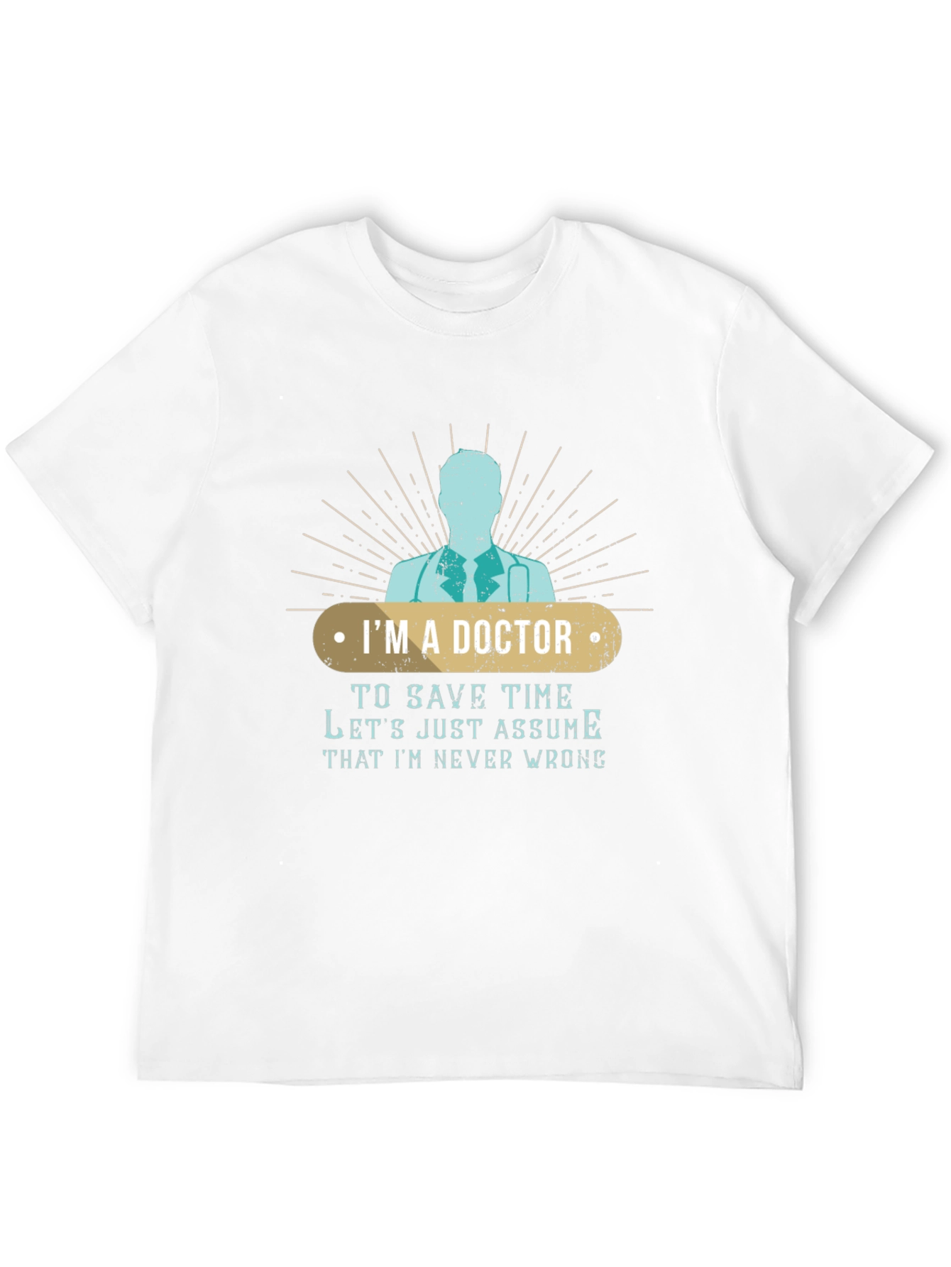 Black I'm A Doctor Funny T-Shirt view 12
